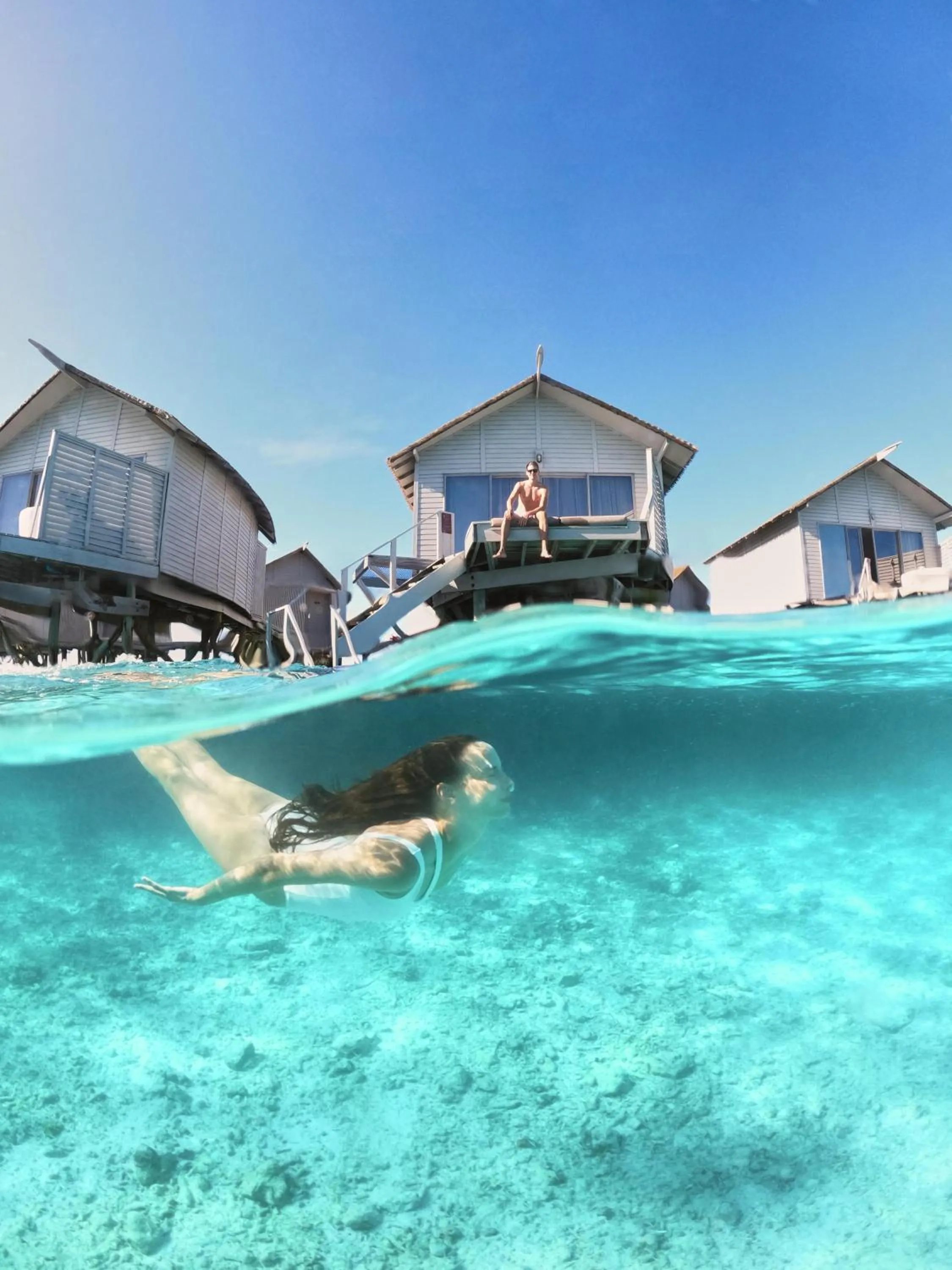 Swimming pool in Centara Ras Fushi Resort & Spa Maldives - Stay 4 nights or more and enjoy 50 percent off Speedboat transfers, valid for stays from 10 Apr to 30 Sep 2026