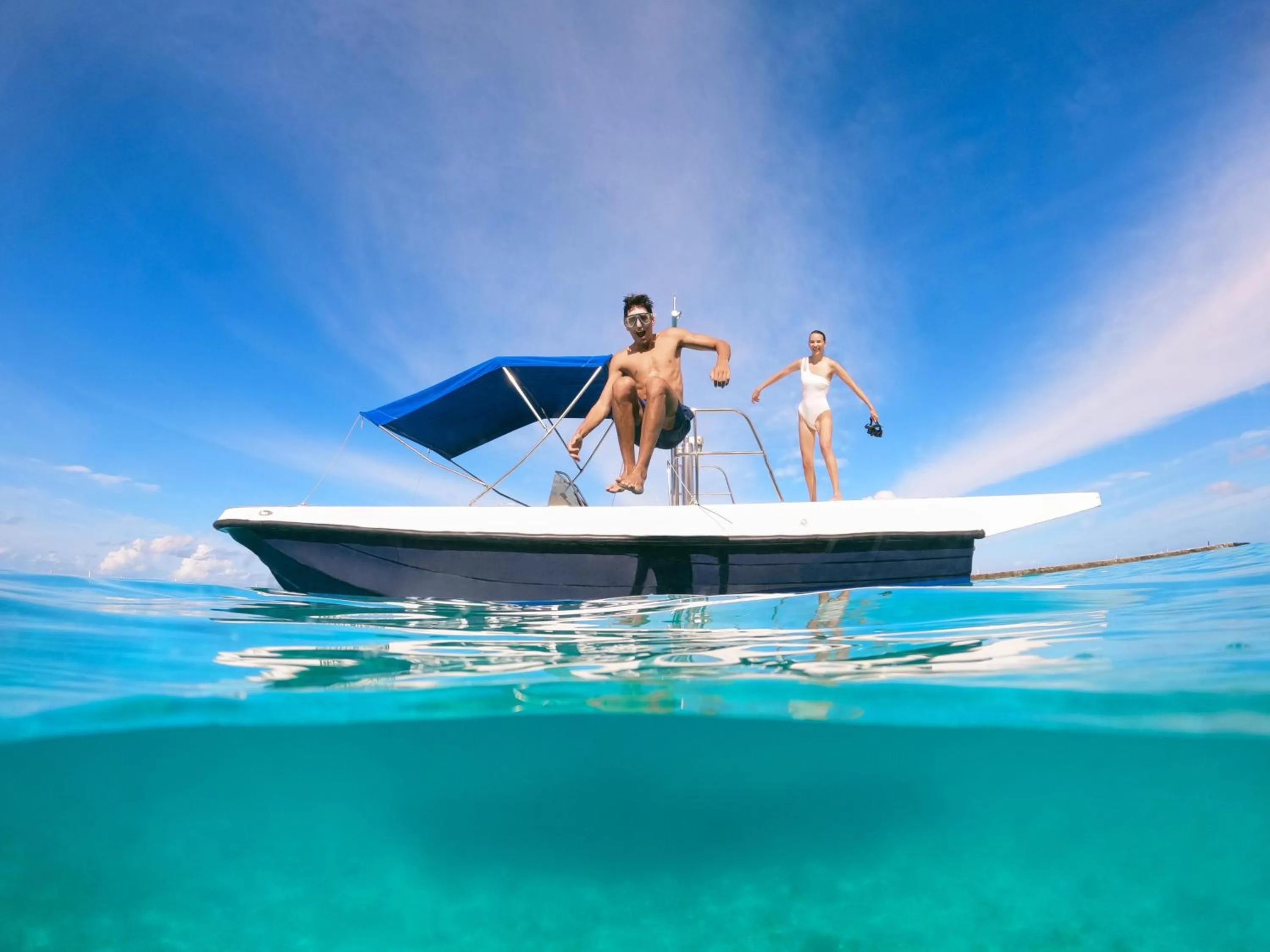 Swimming pool in Centara Ras Fushi Resort & Spa Maldives - Stay 4 nights or more and enjoy 50 percent off Speedboat transfers, valid for stays from 10 Apr to 30 Sep 2026