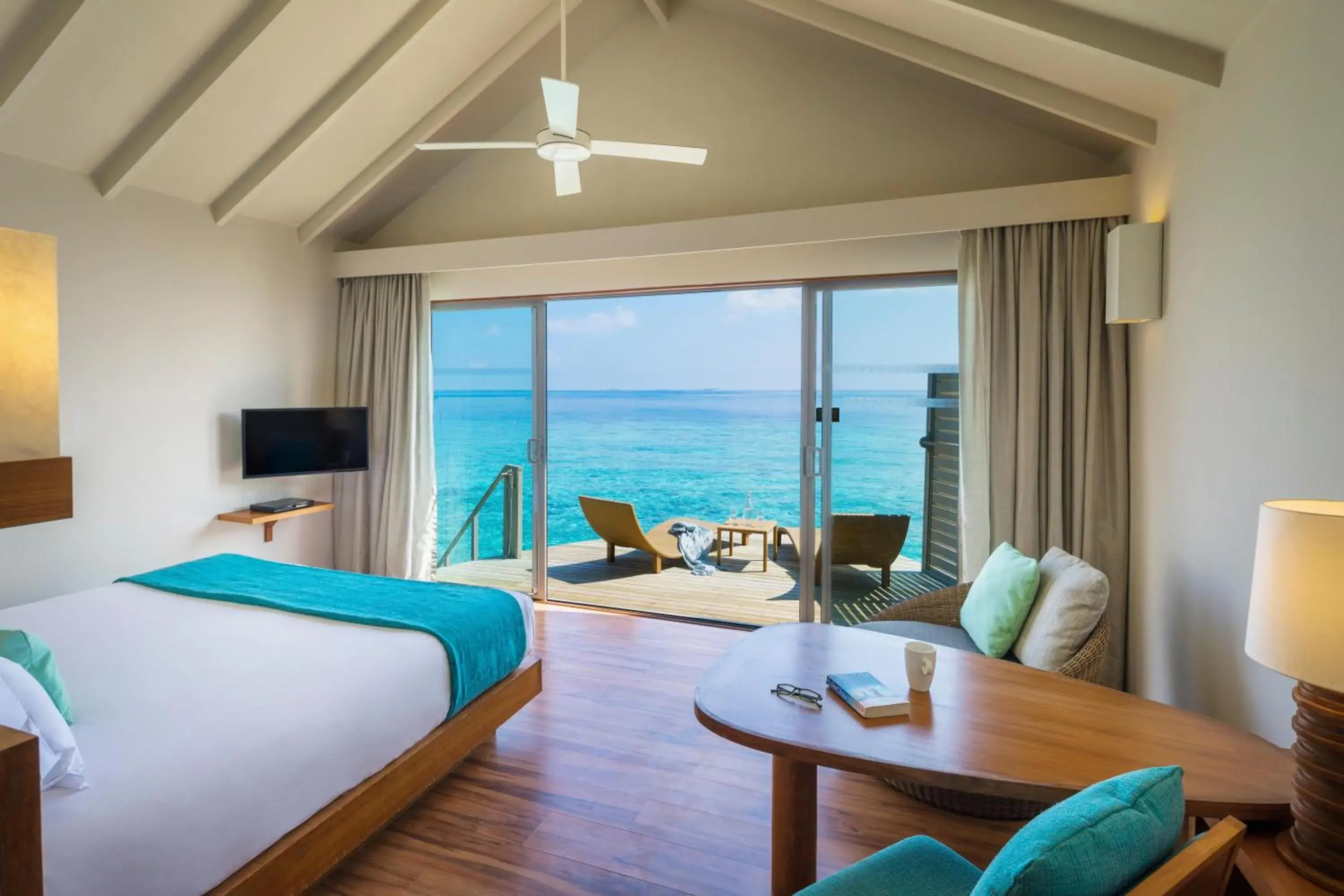Overwater Villa King | 10% discount on F&B | Valid for stays until 20 December 2025 in Centara Ras Fushi Resort & Spa Maldives - 50 percent discount on transfers for min 4 nights stay and more, valid for reservations between 11th Feb till 22 Dec 2025 Overwater Villa King | 10% discount on F&B | Valid for stays until 20 December 2025 in Centara Ras Fushi Resort & Spa Maldives - 50 percent discount on transfers for min 4 nights stay and more, valid for reservations between 11th Feb till 22 Dec 2025