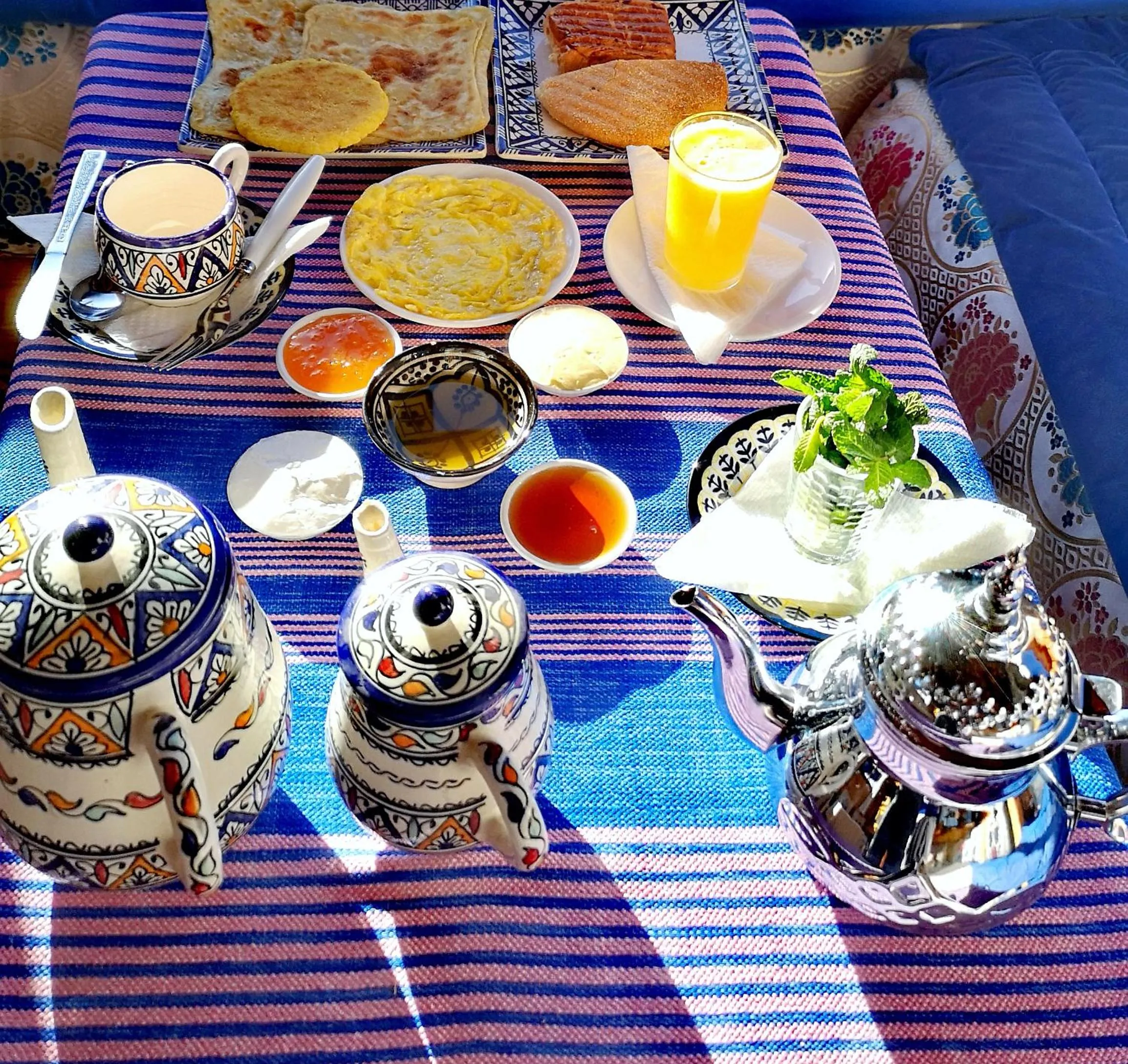 Breakfast in Hôtel Koutoubia