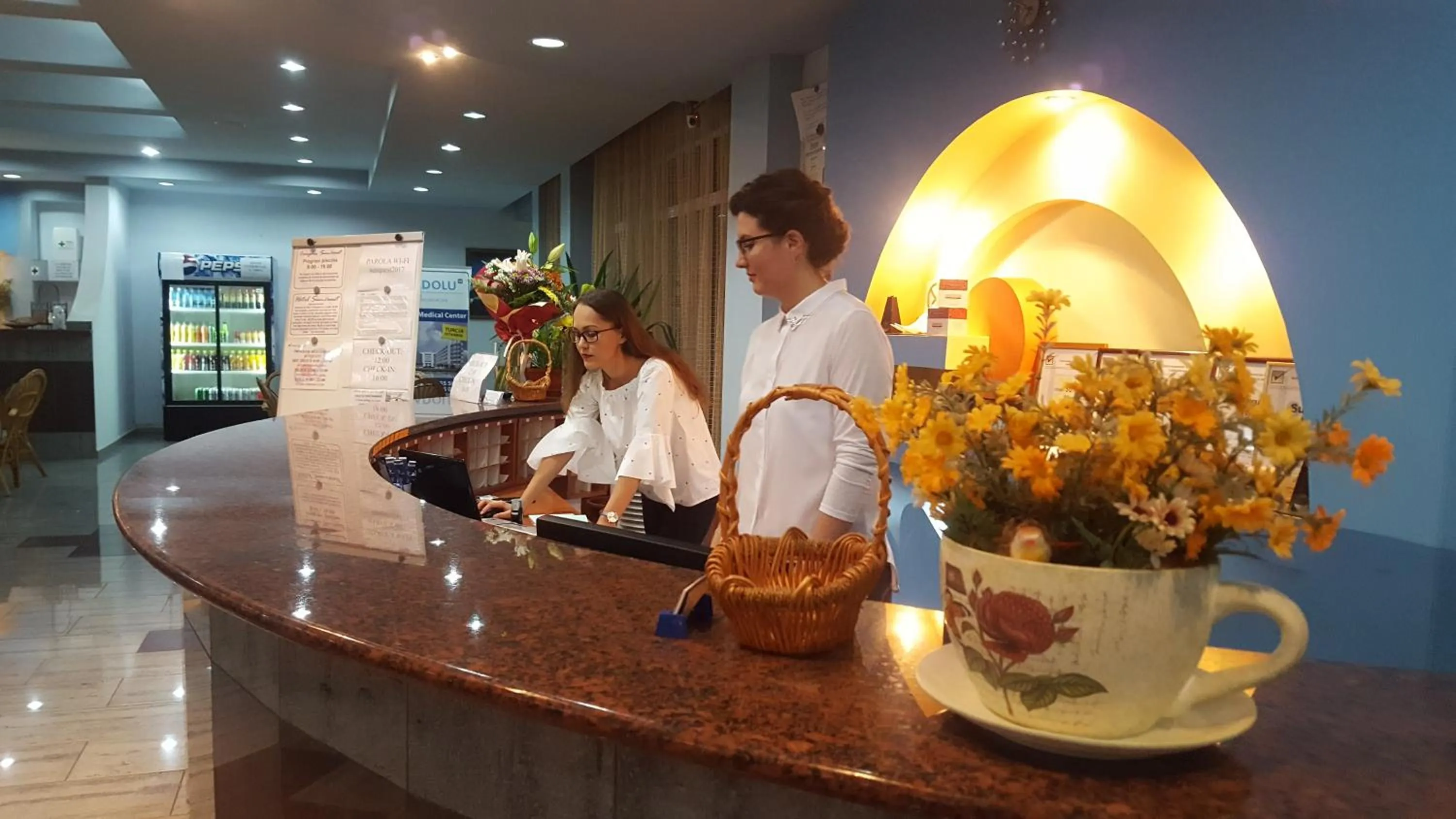 Lobby or reception in Hotel Sunquest