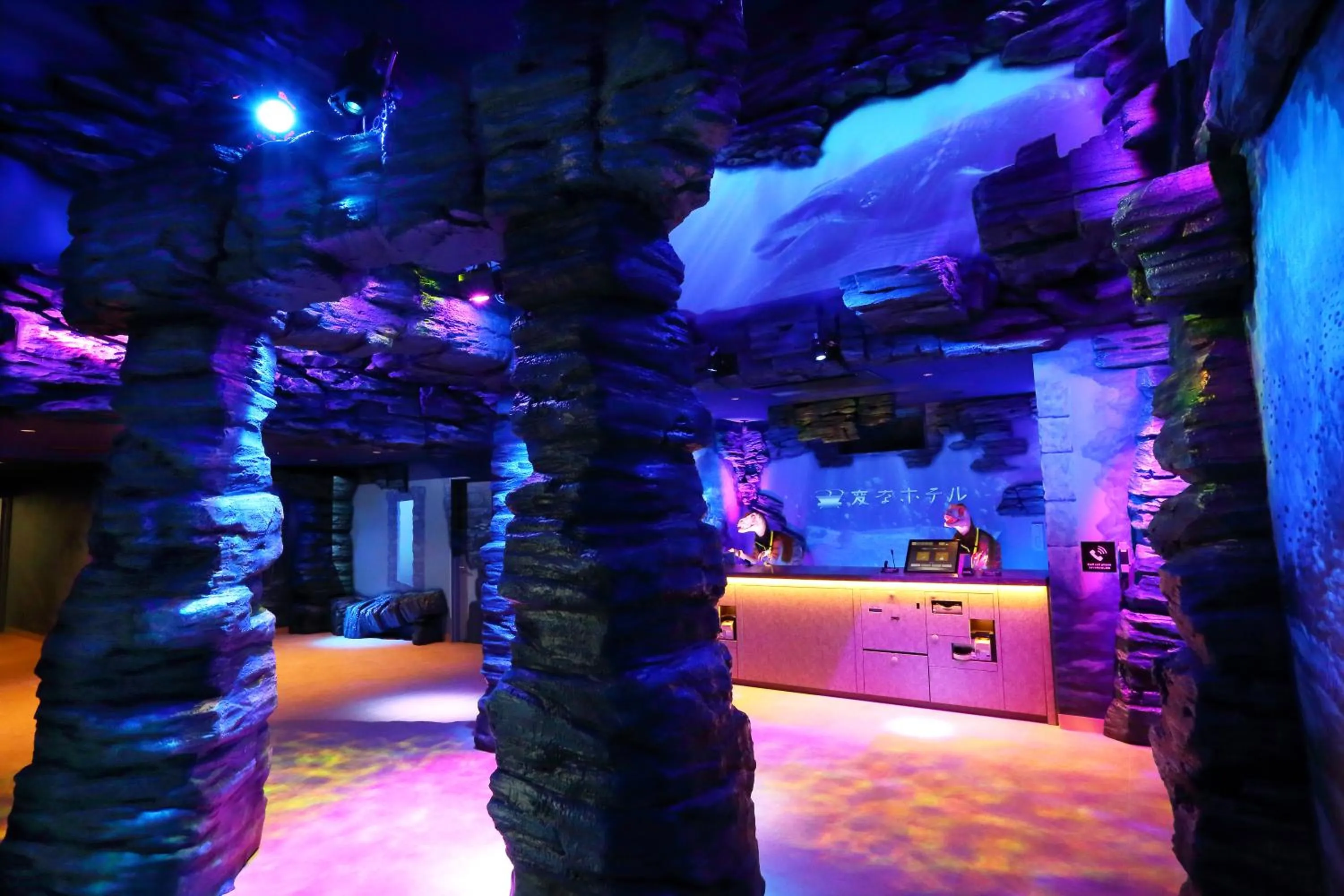 Lobby or reception, Bed in Henn na Resort & Spa Kansai Airport - former Henn na Hotel Kansai Airport