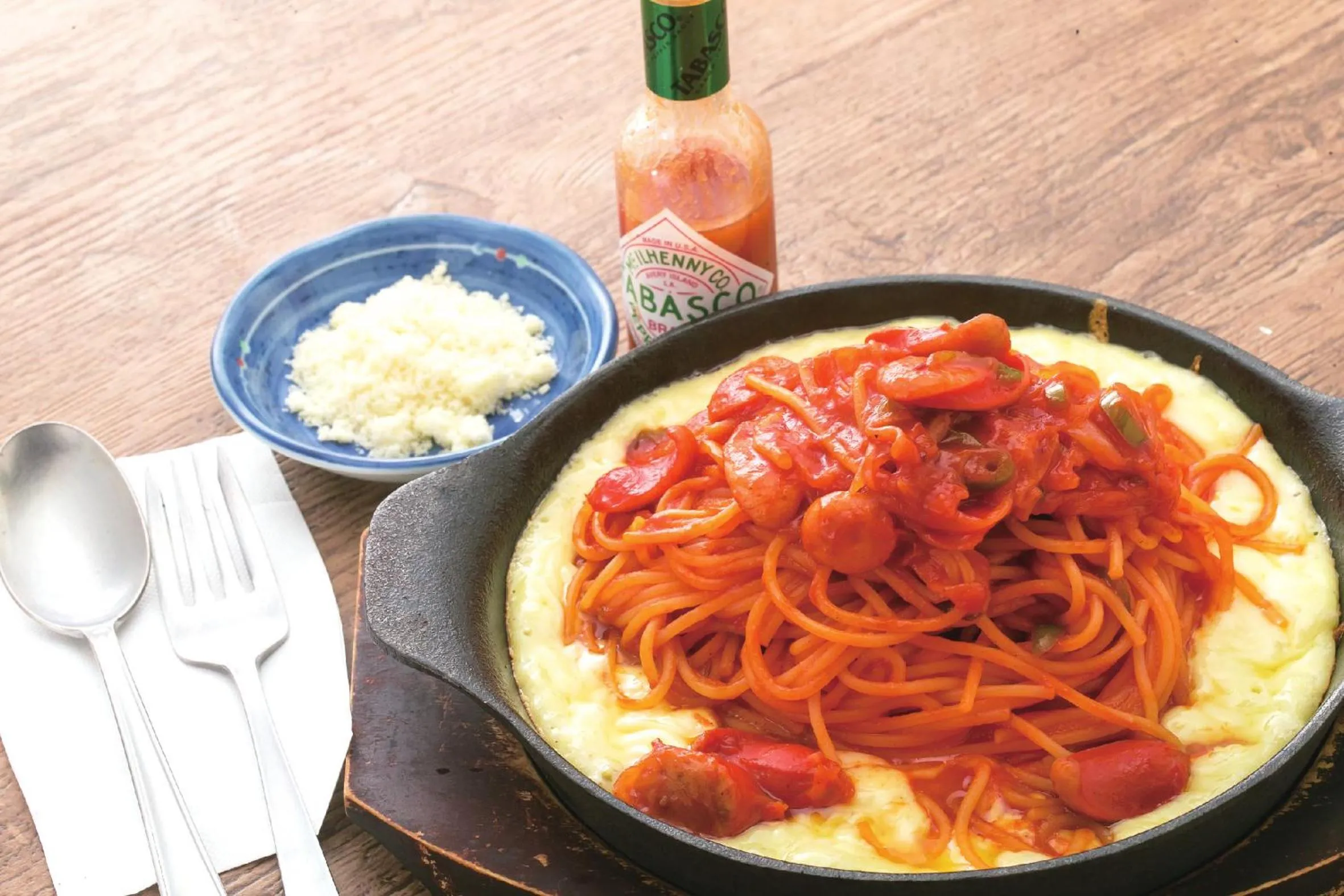 Food close-up in Henn na Resort & Spa Kansai Airport - former Henn na Hotel Kansai Airport