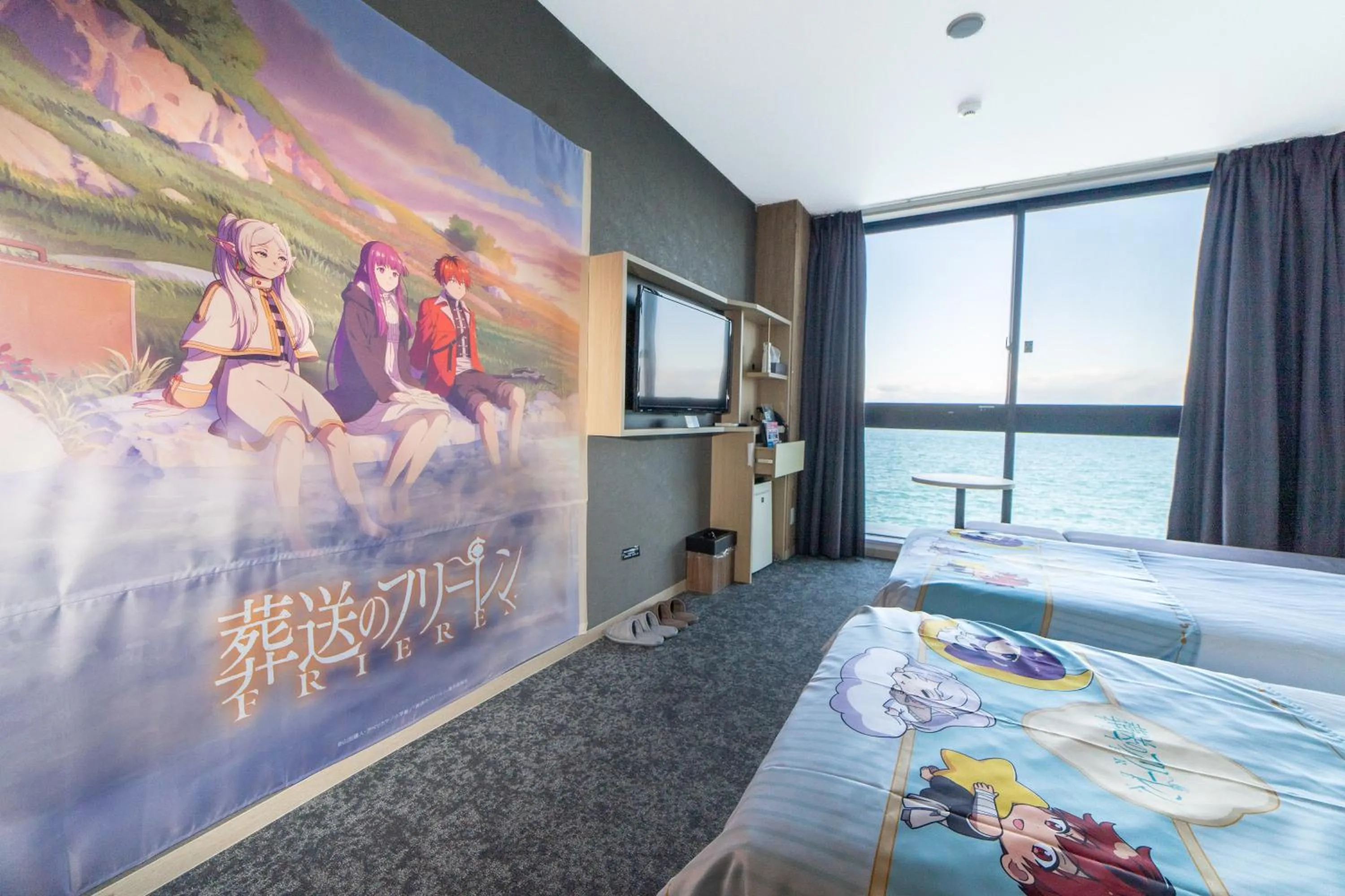 Photo of the whole room, Bed in Henn na Resort & Spa Kansai Airport - former Henn na Hotel Kansai Airport