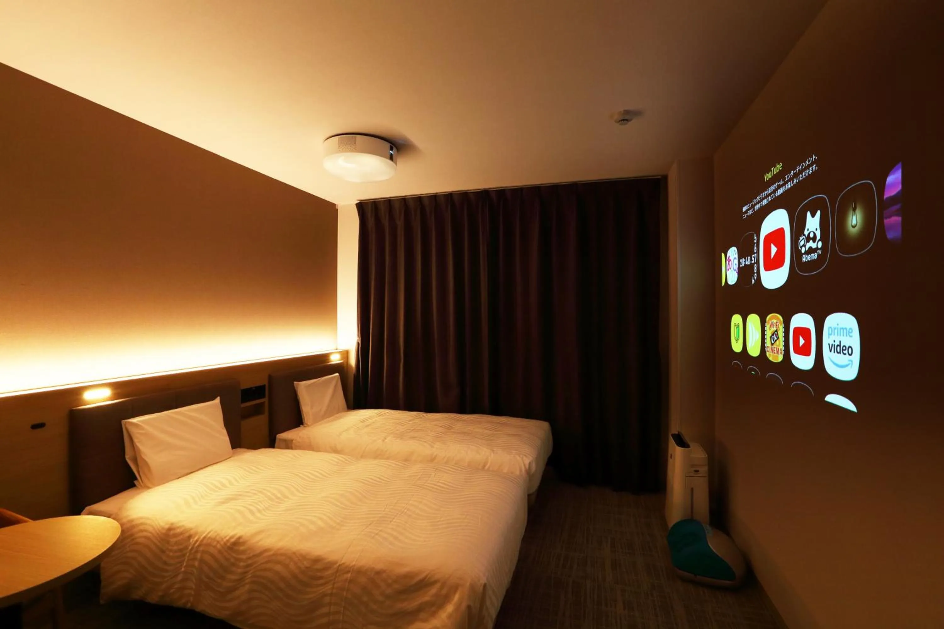 Bed in Henn na Resort & Spa Kansai Airport - former Henn na Hotel Kansai Airport