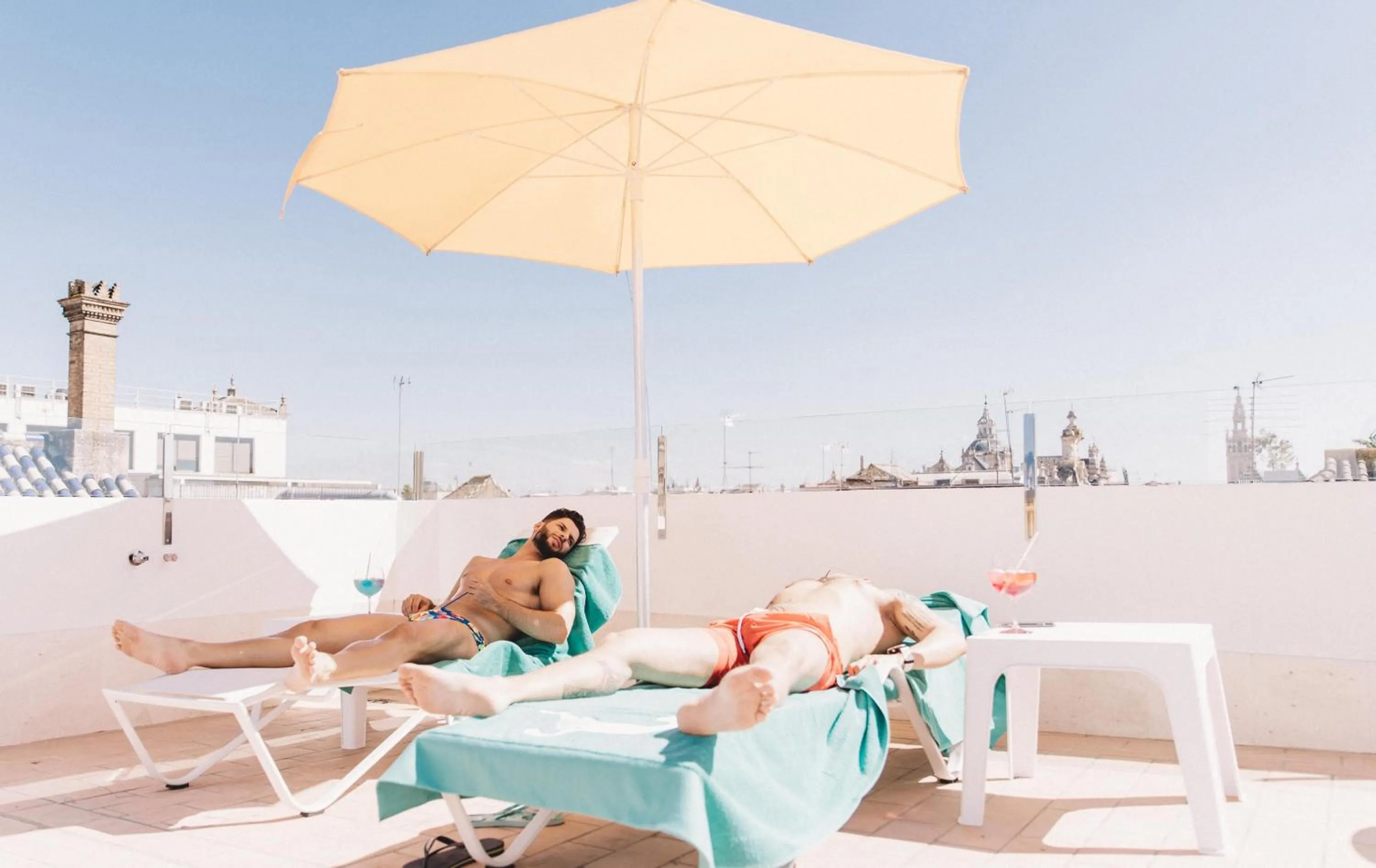 Balcony/Terrace in Ritual Sevilla Suites Centro