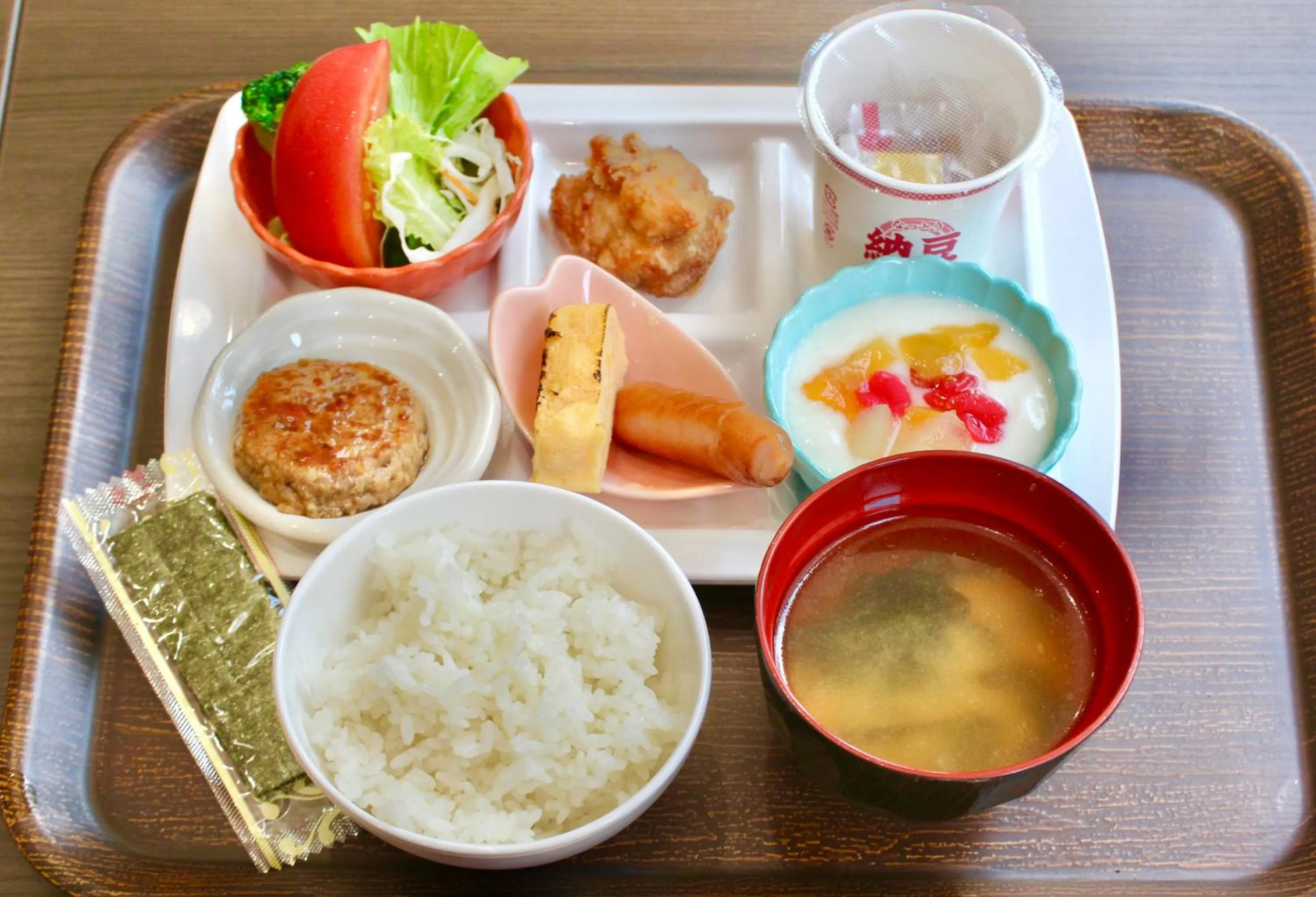 Food close-up in Henn na Hotel Premier Tokyo Asakusa Tawaramachi