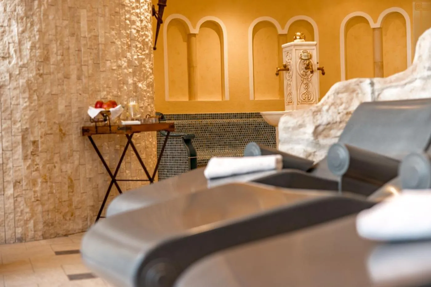 Spa and wellness centre/facilities in Burghotel Staufeneck