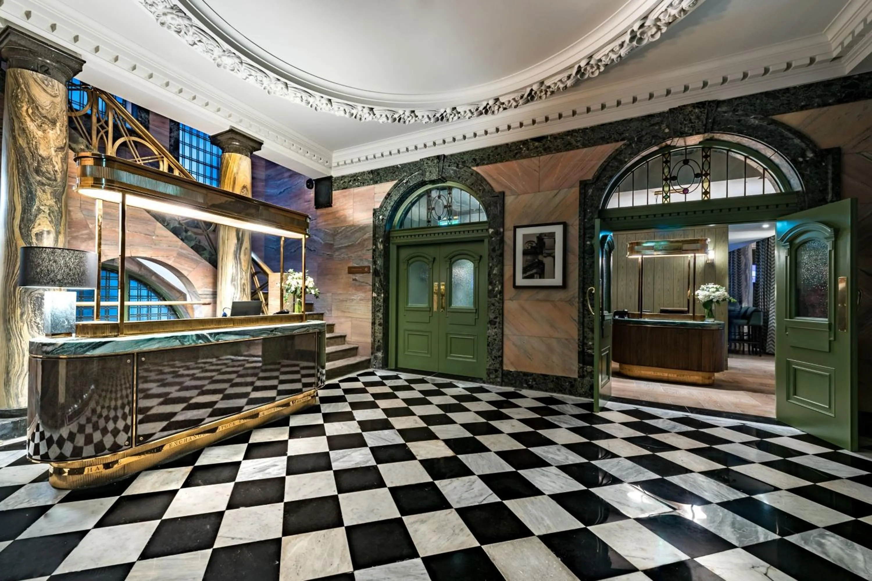 Lobby or reception in Stock Exchange Hotel, Manchester, Autograph Collection
