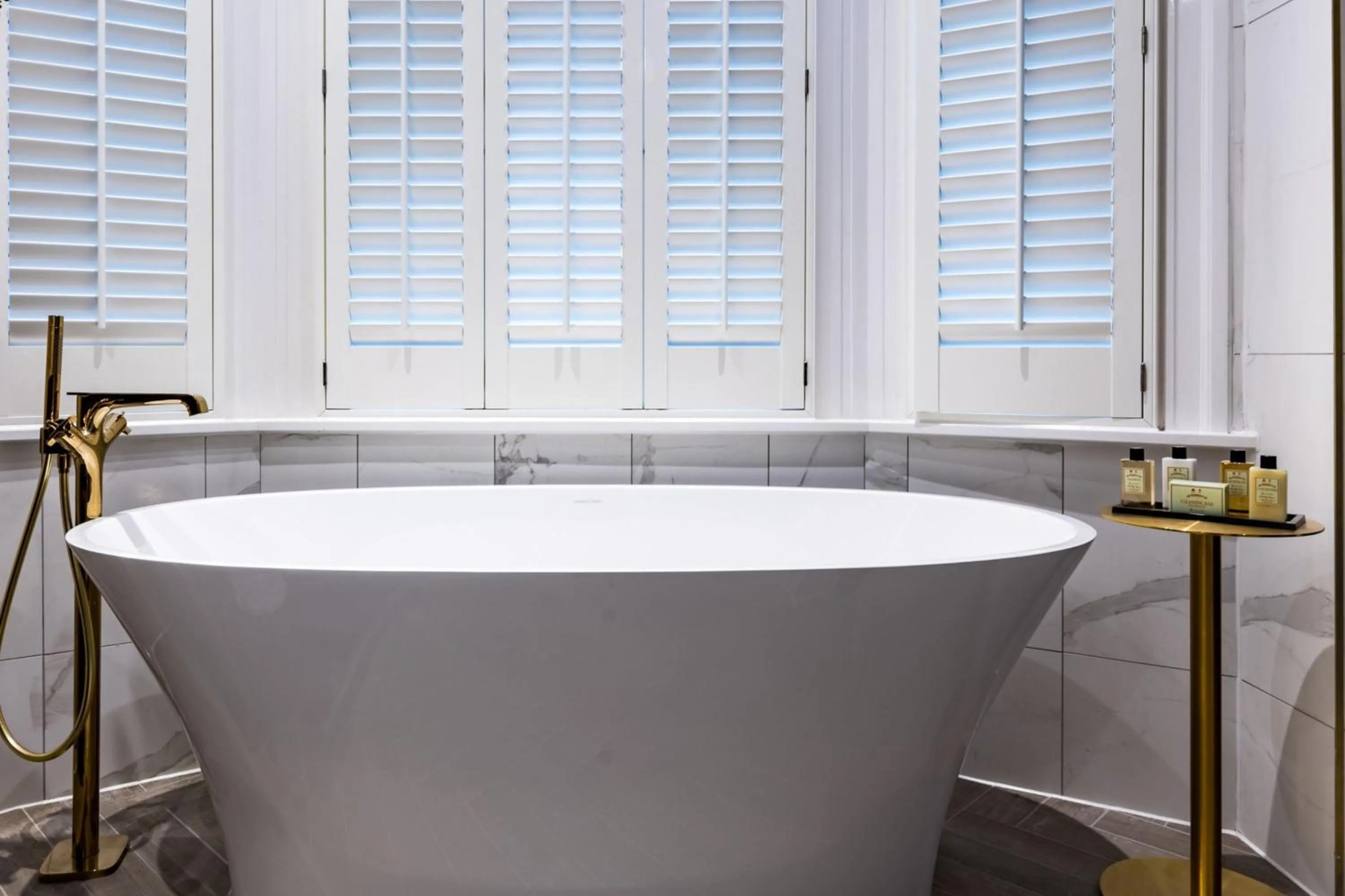 Bathroom in Stock Exchange Hotel, Manchester, Autograph Collection