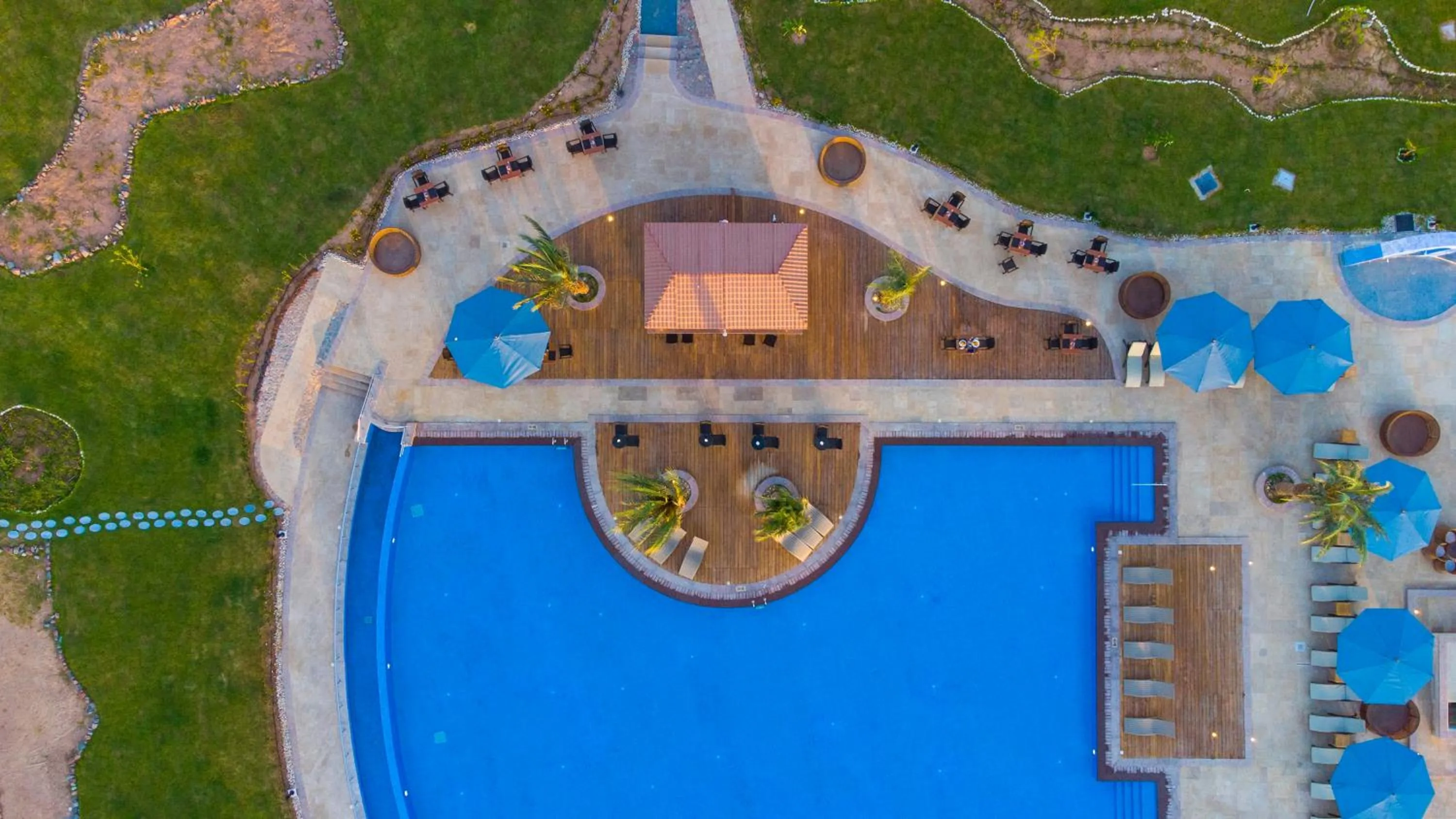 Bird's eye view in Safir Dahab Resort