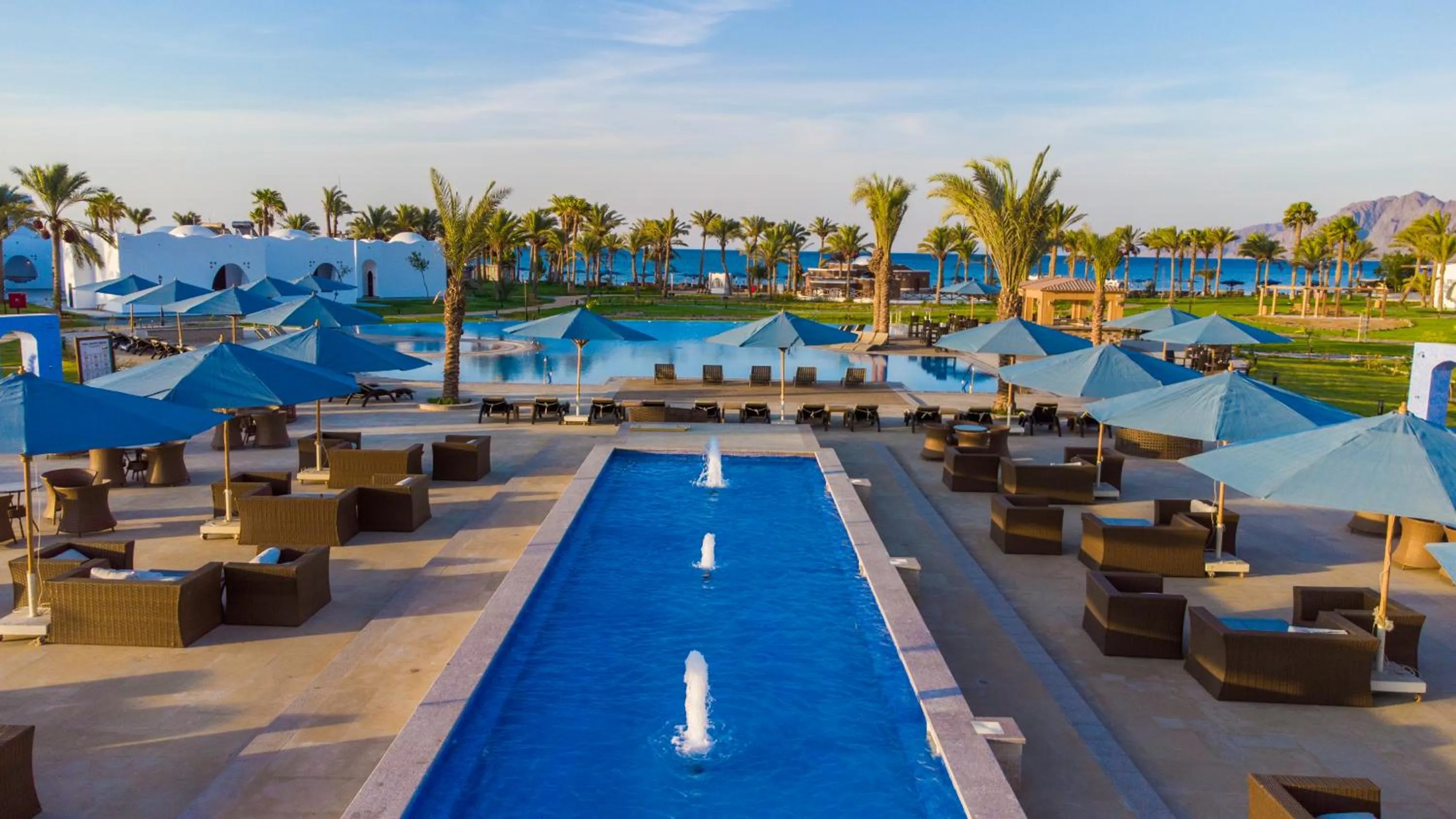 Pool view in Safir Dahab Resort