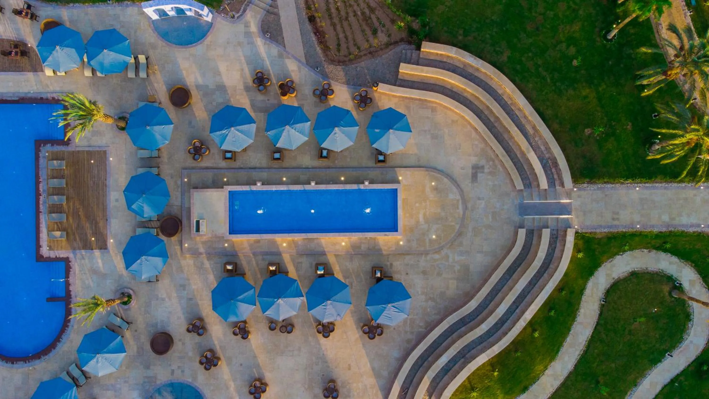 Pool view in Safir Dahab Resort