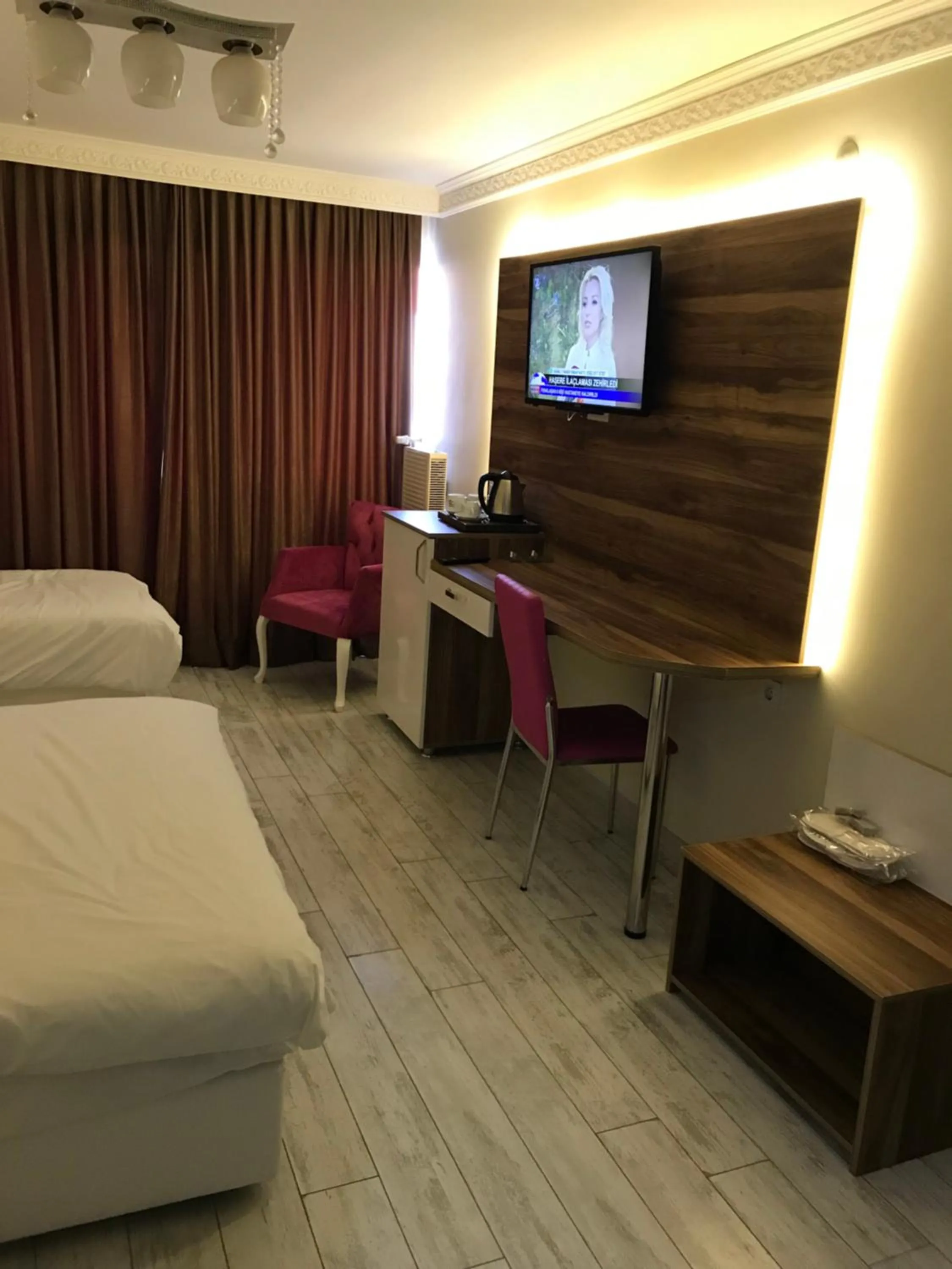 Bed in ANKARA ATLANTİK OTEL