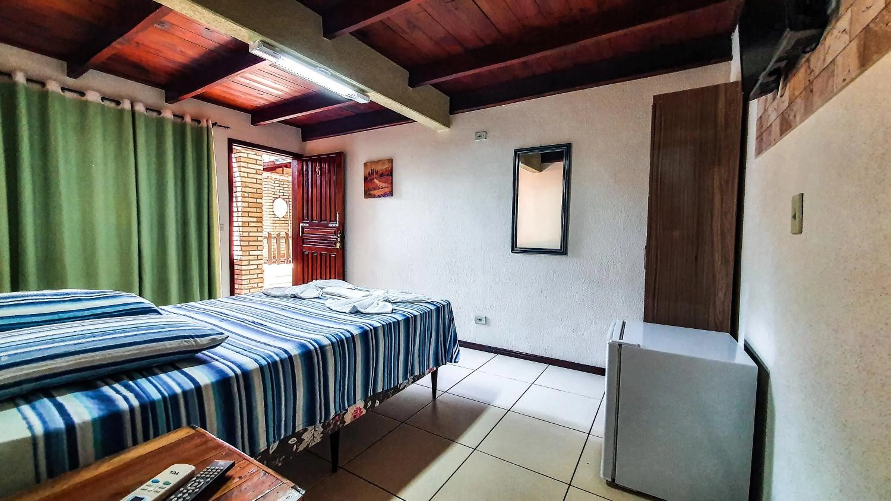 Bed in Pousada do Alemão