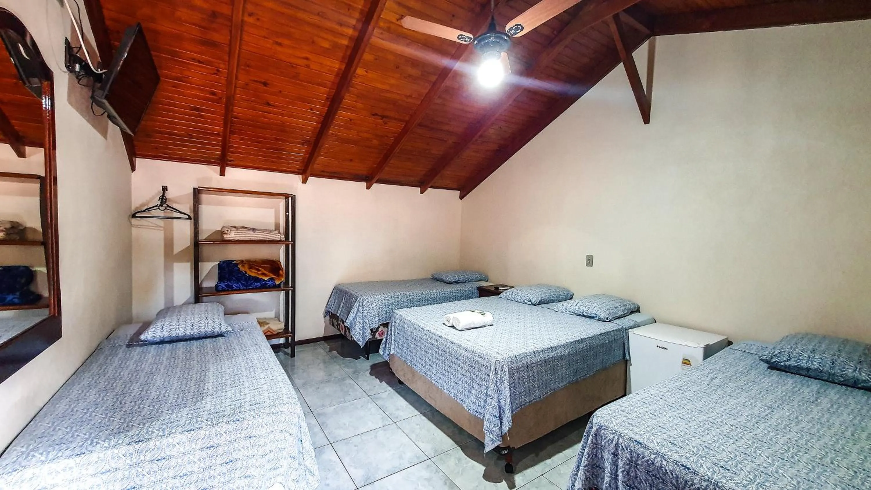 Bed in Pousada do Alemão