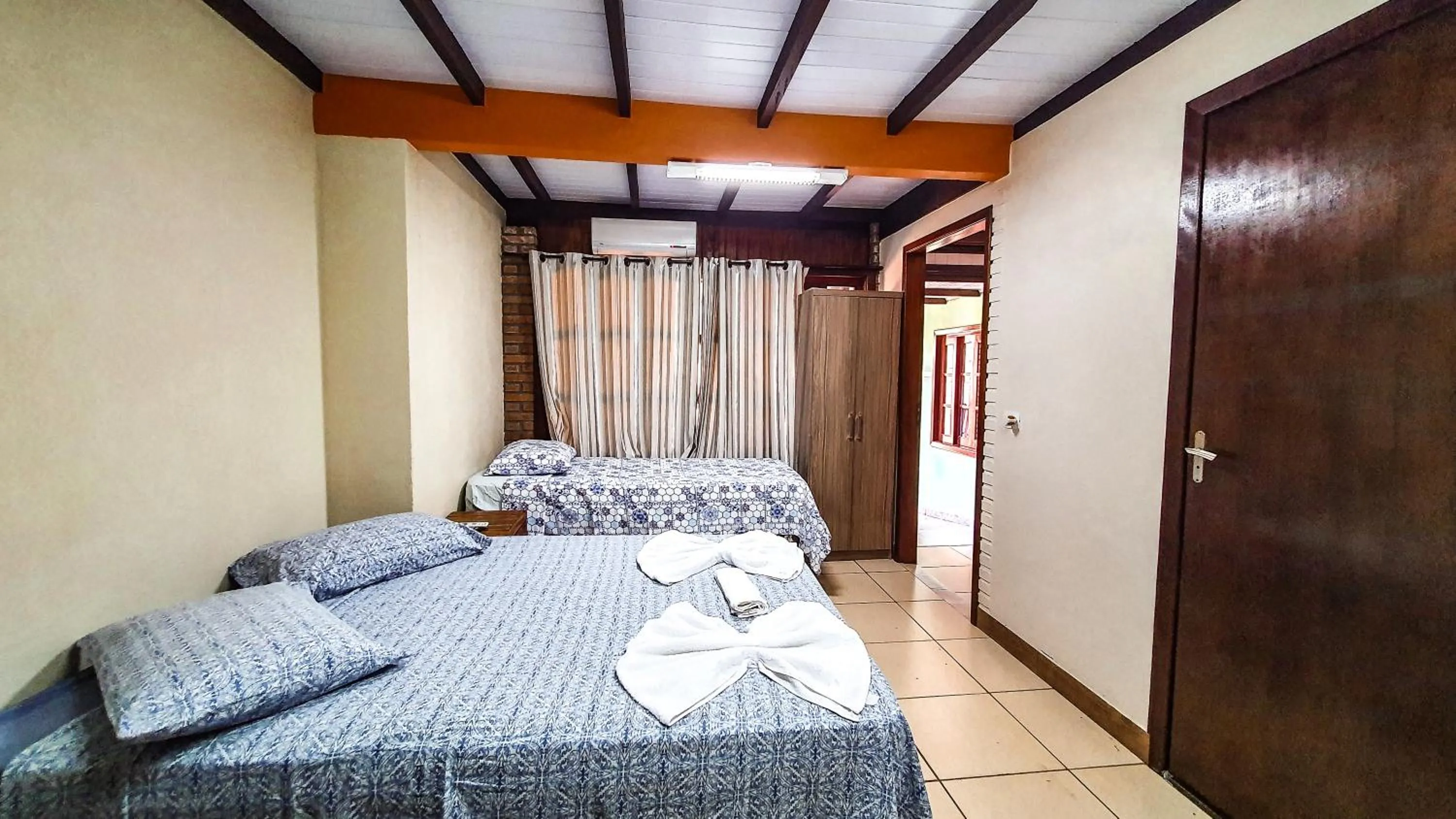 Bed in Pousada do Alemão