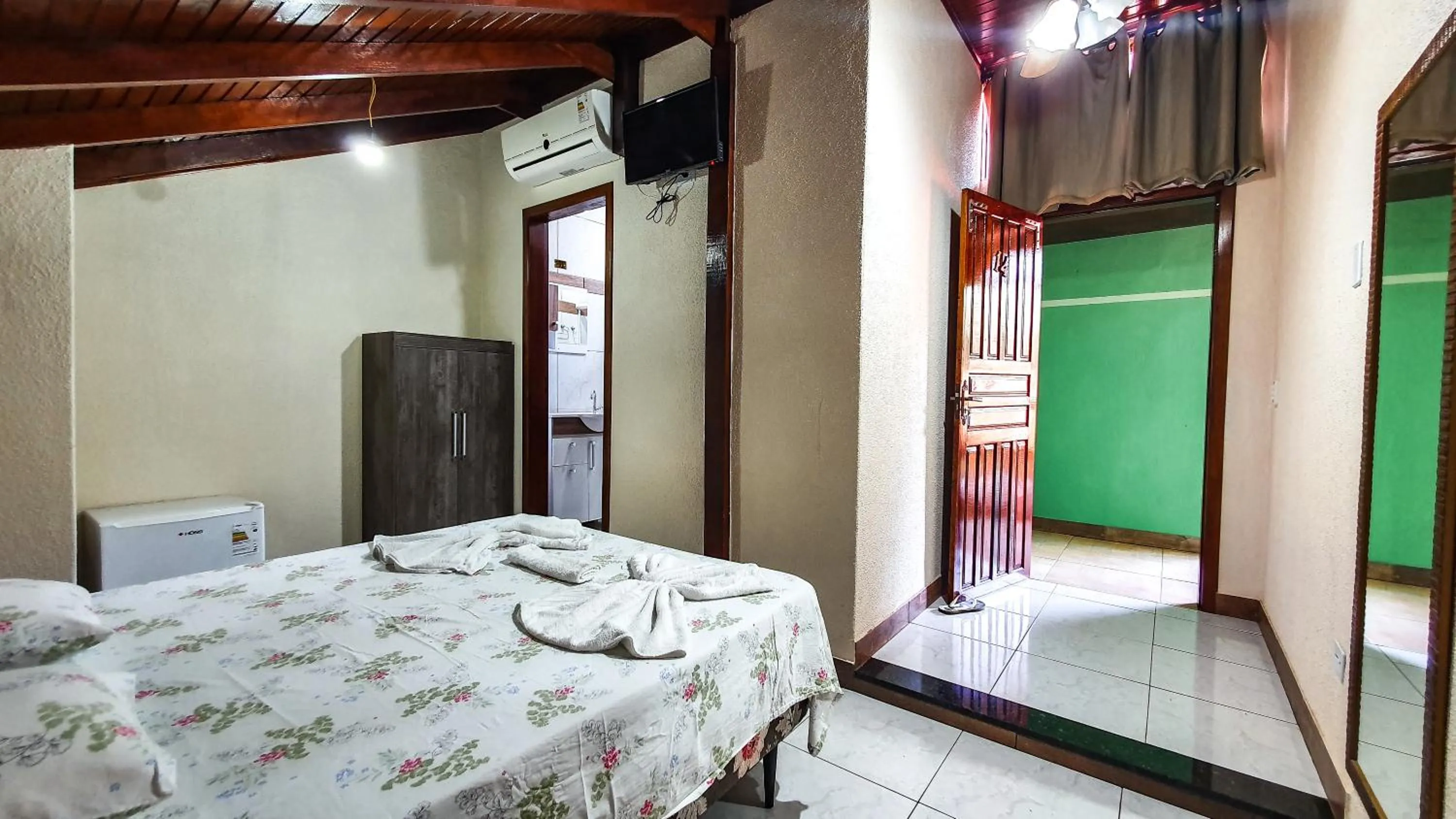 Bed in Pousada do Alemão