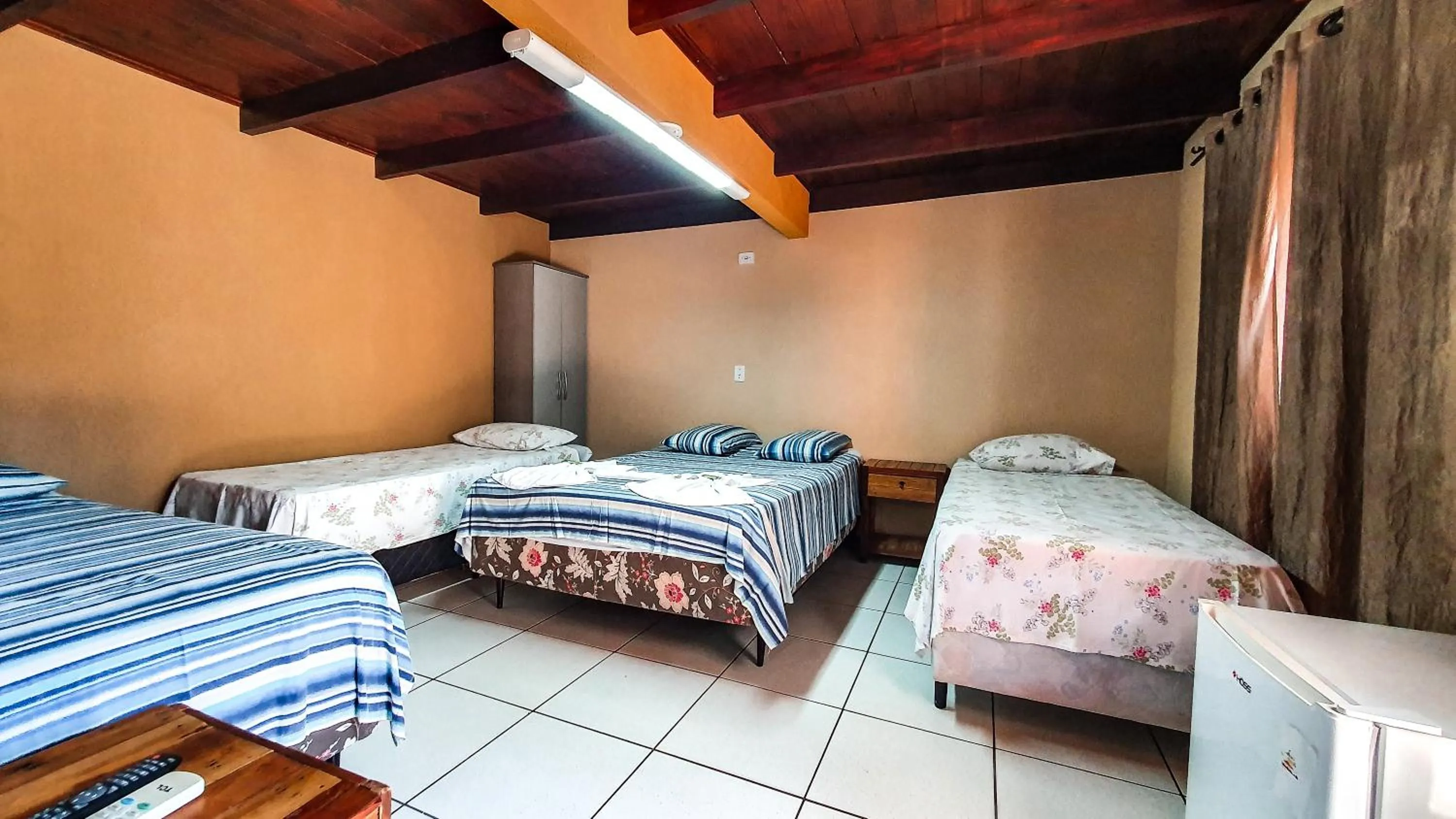 Bed in Pousada do Alemão