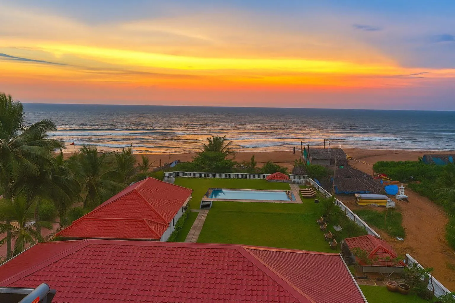 Sea view in Resort Terra Paraiso Goa - A Beach Property