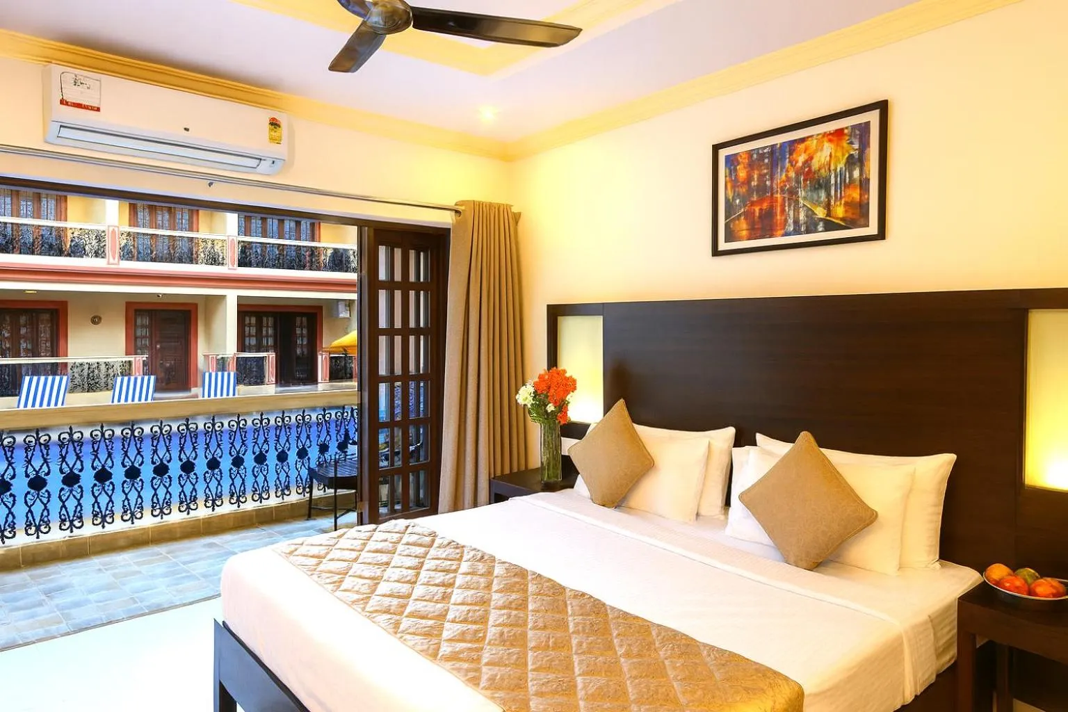 Bed in Resort Terra Paraiso Goa - A Beach Property