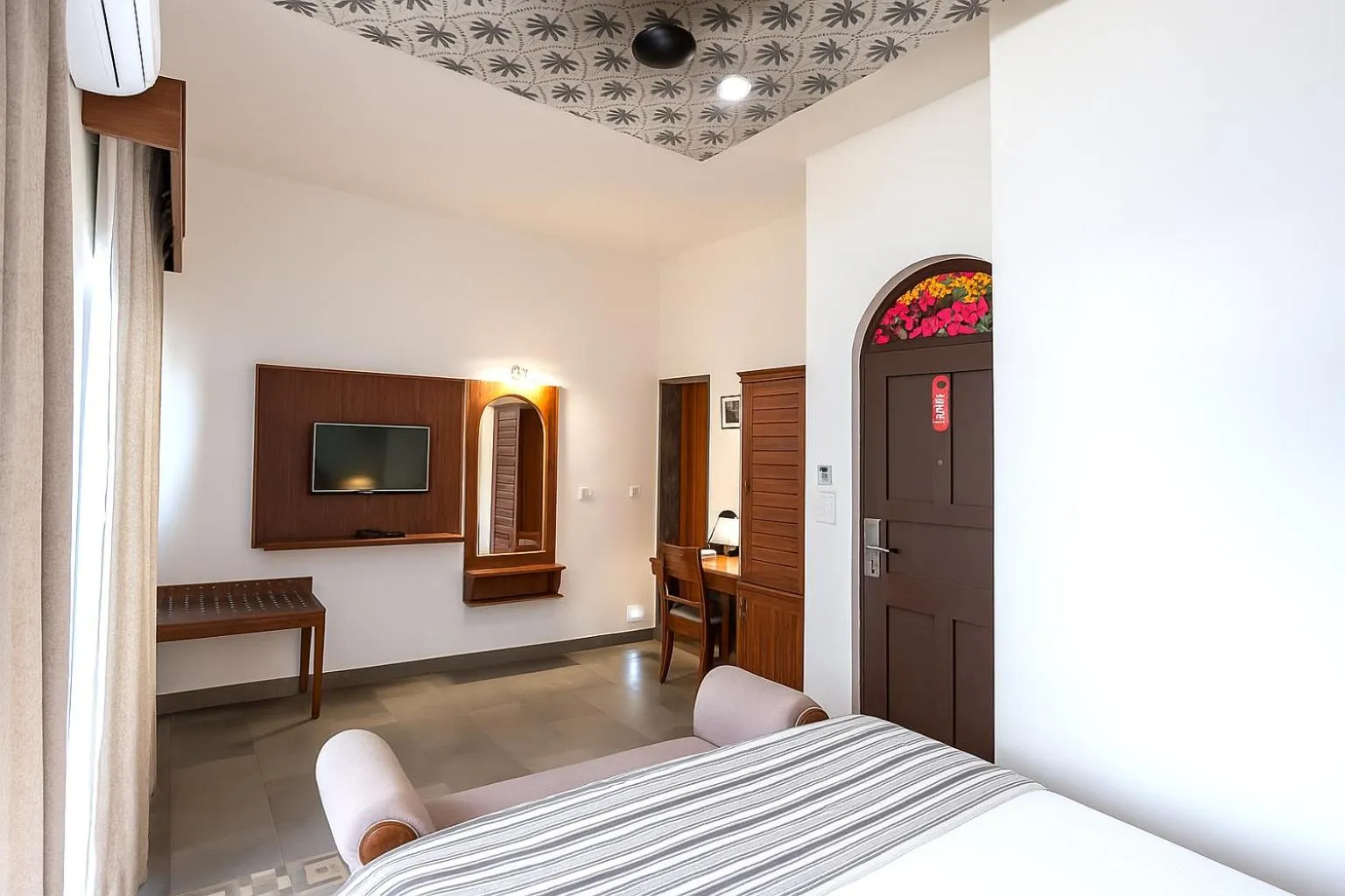 Bedroom, Bed in Resort Terra Paraiso Goa - A Beach Property