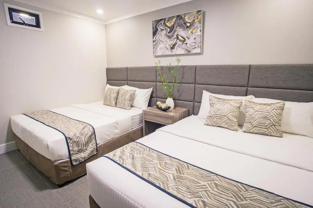 Bed in Anika Suites