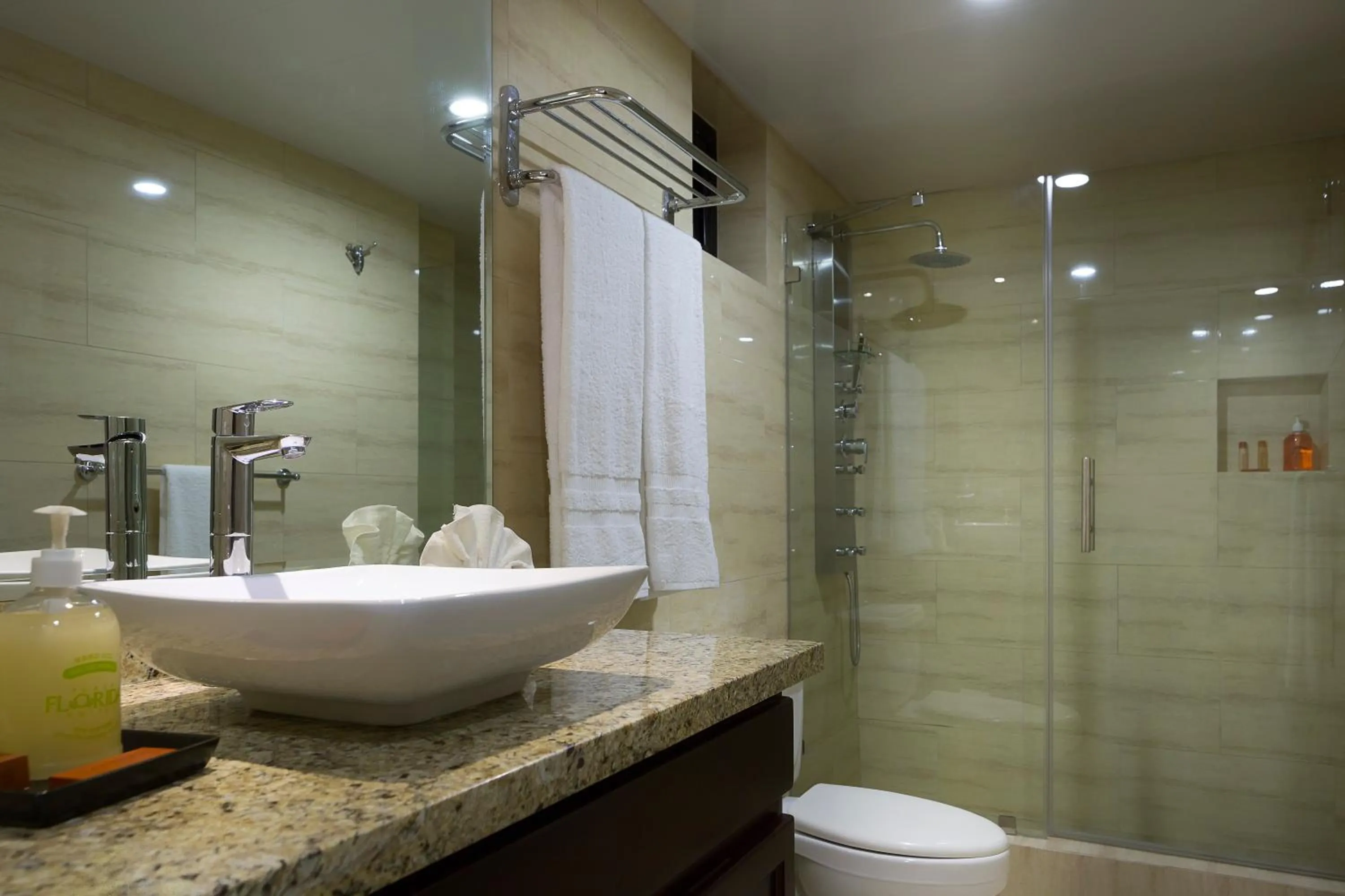 Shower in Plaza Florida Suites