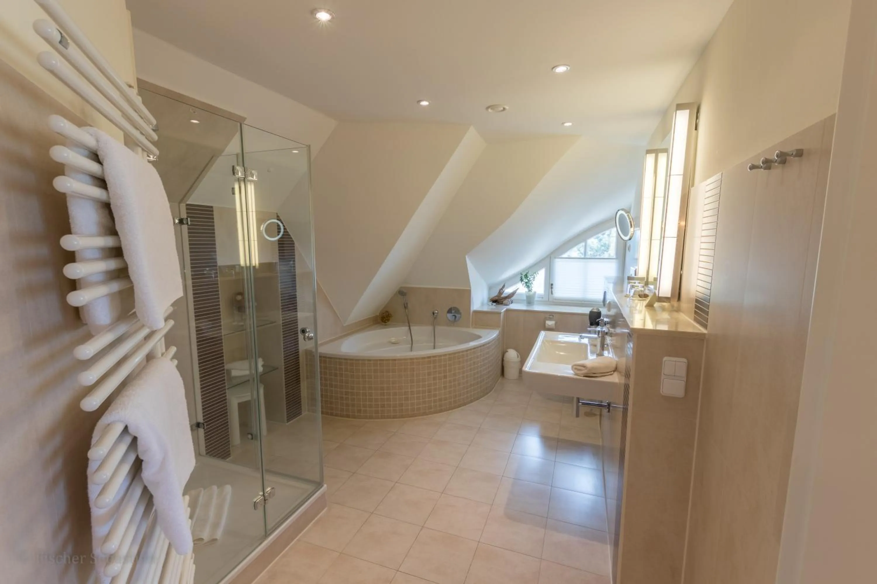 Bedroom in Romantik Hotel Namenlos