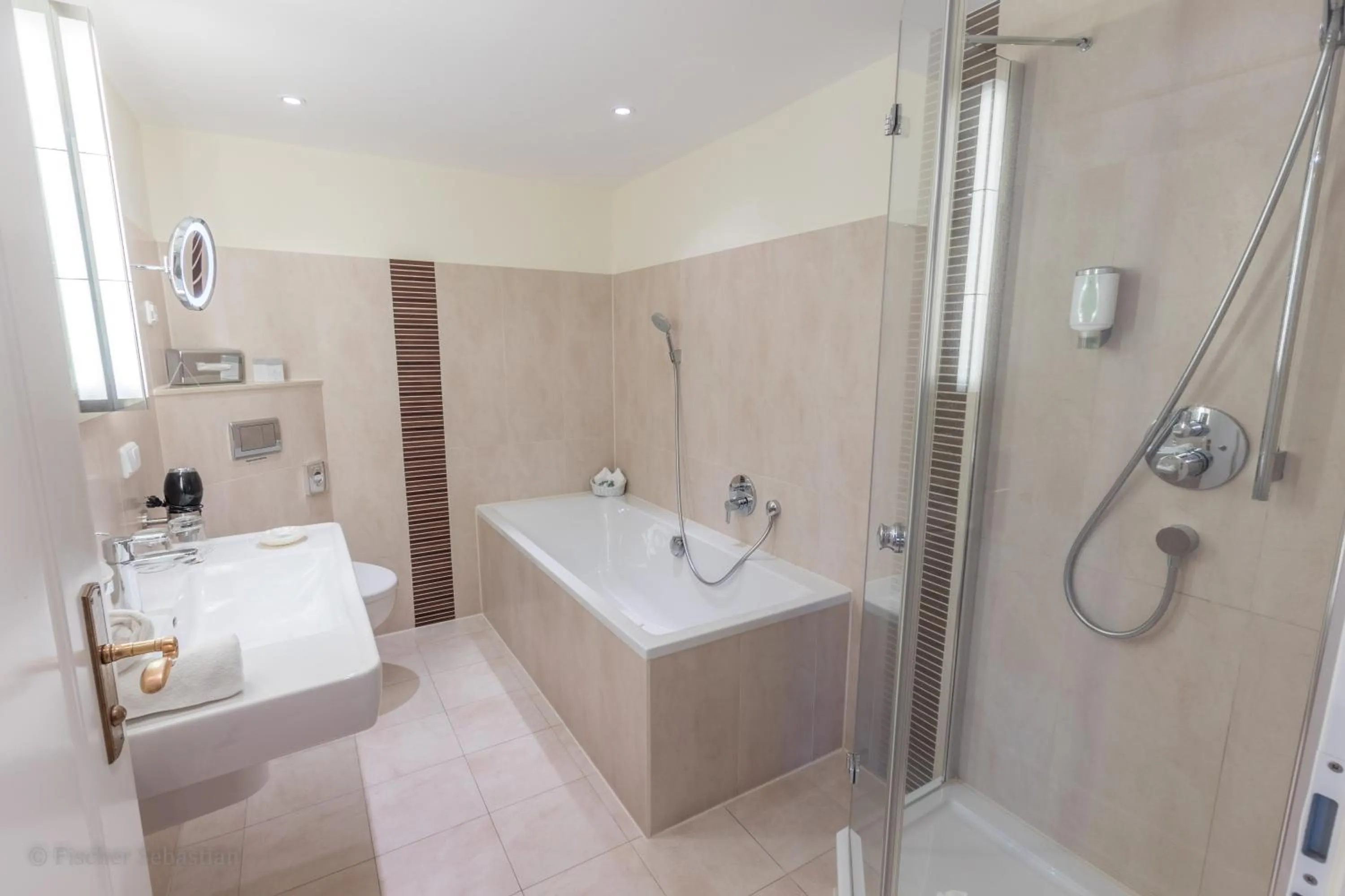 Bathroom in Romantik Hotel Namenlos