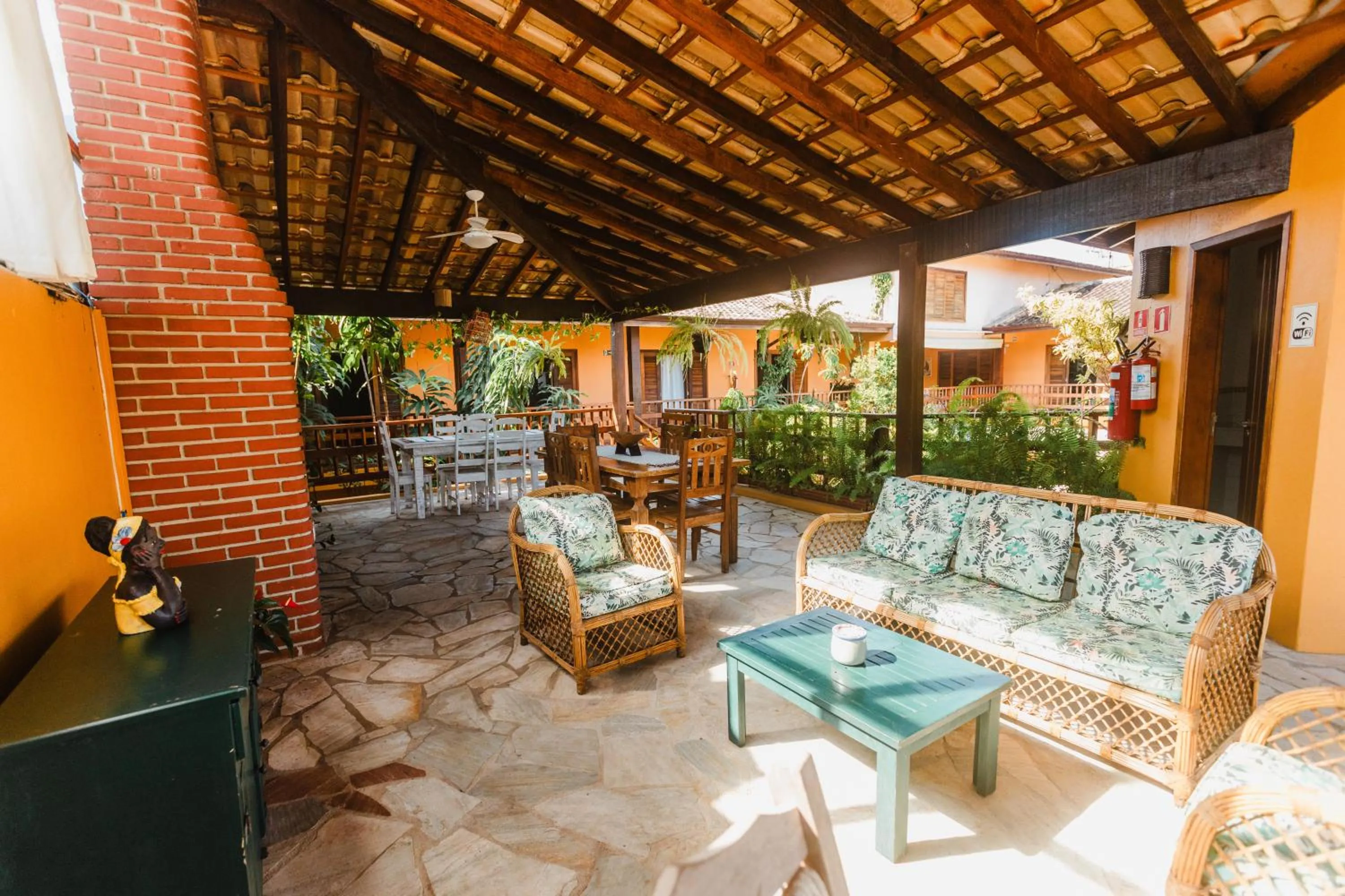 BBQ facilities in Pousada Mata Atlantica Juquehy