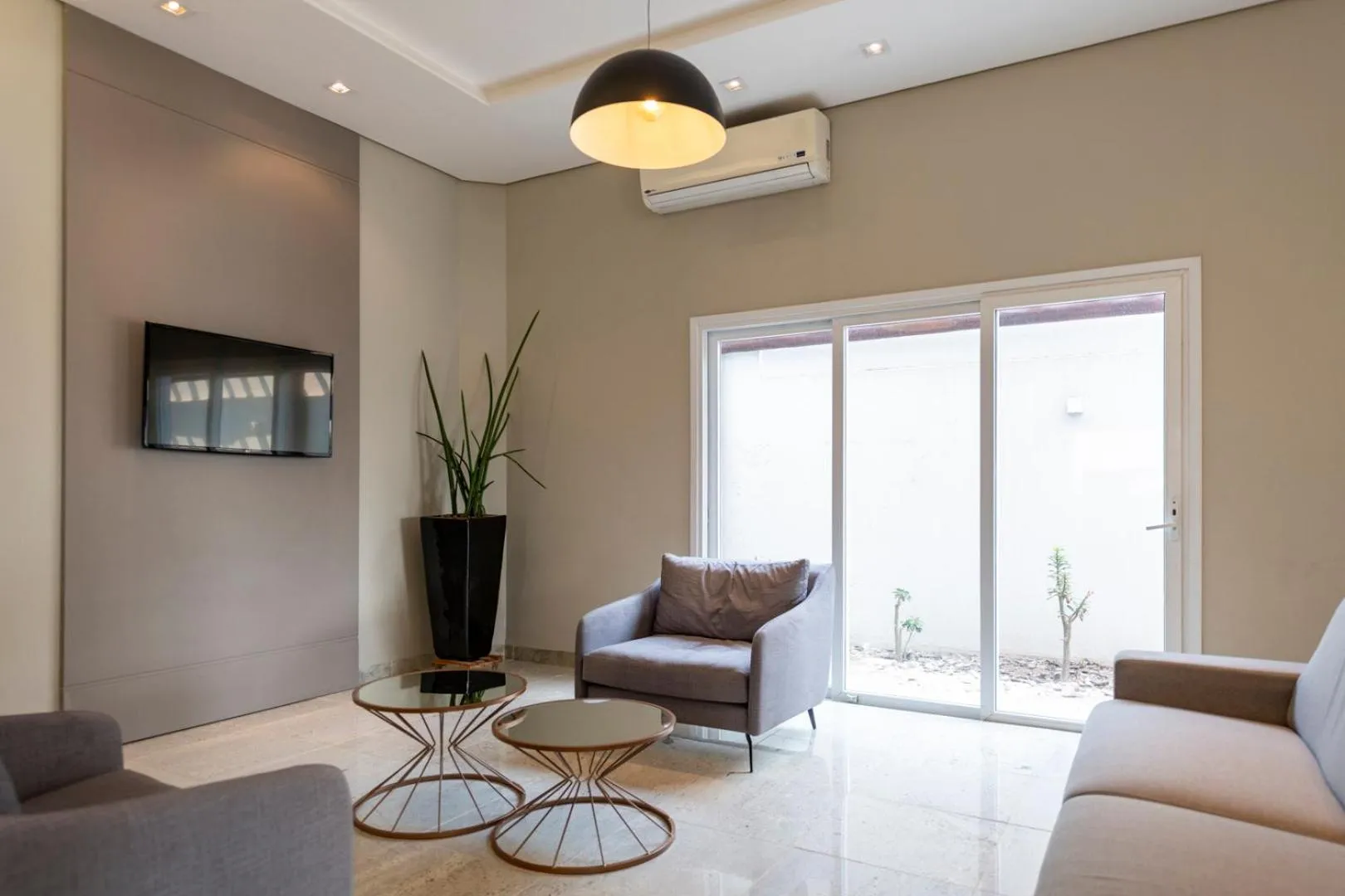 Living room in Hotel Tainá - Aeroporto Cuiabá