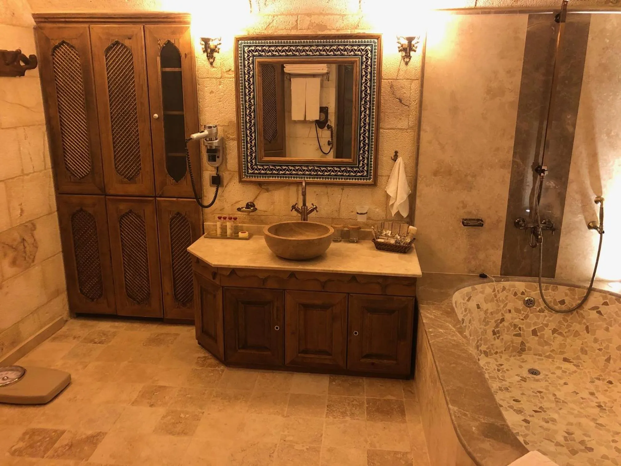 Toilet in Kayakapi Premium Caves Cappadocia