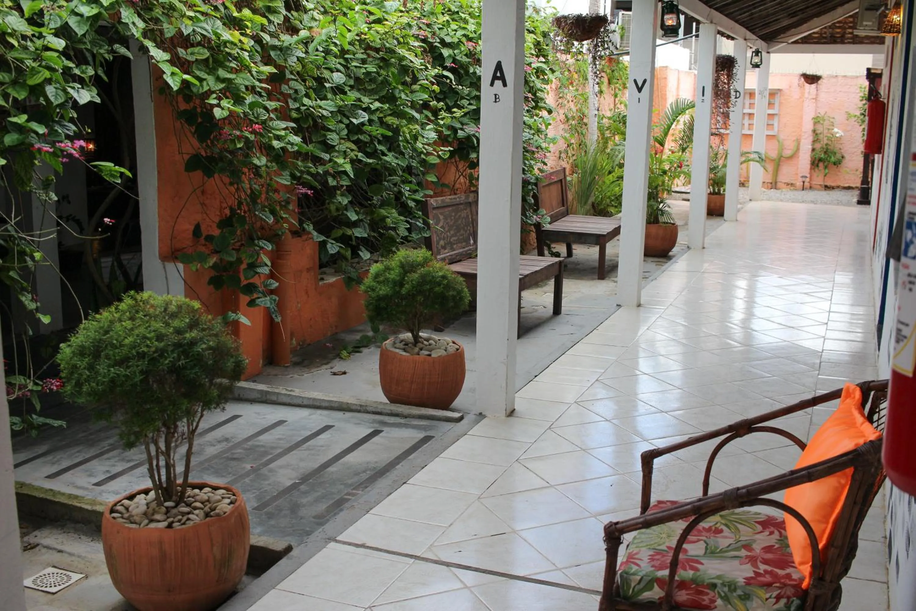 Patio in Vila Aju - Pousada Temática