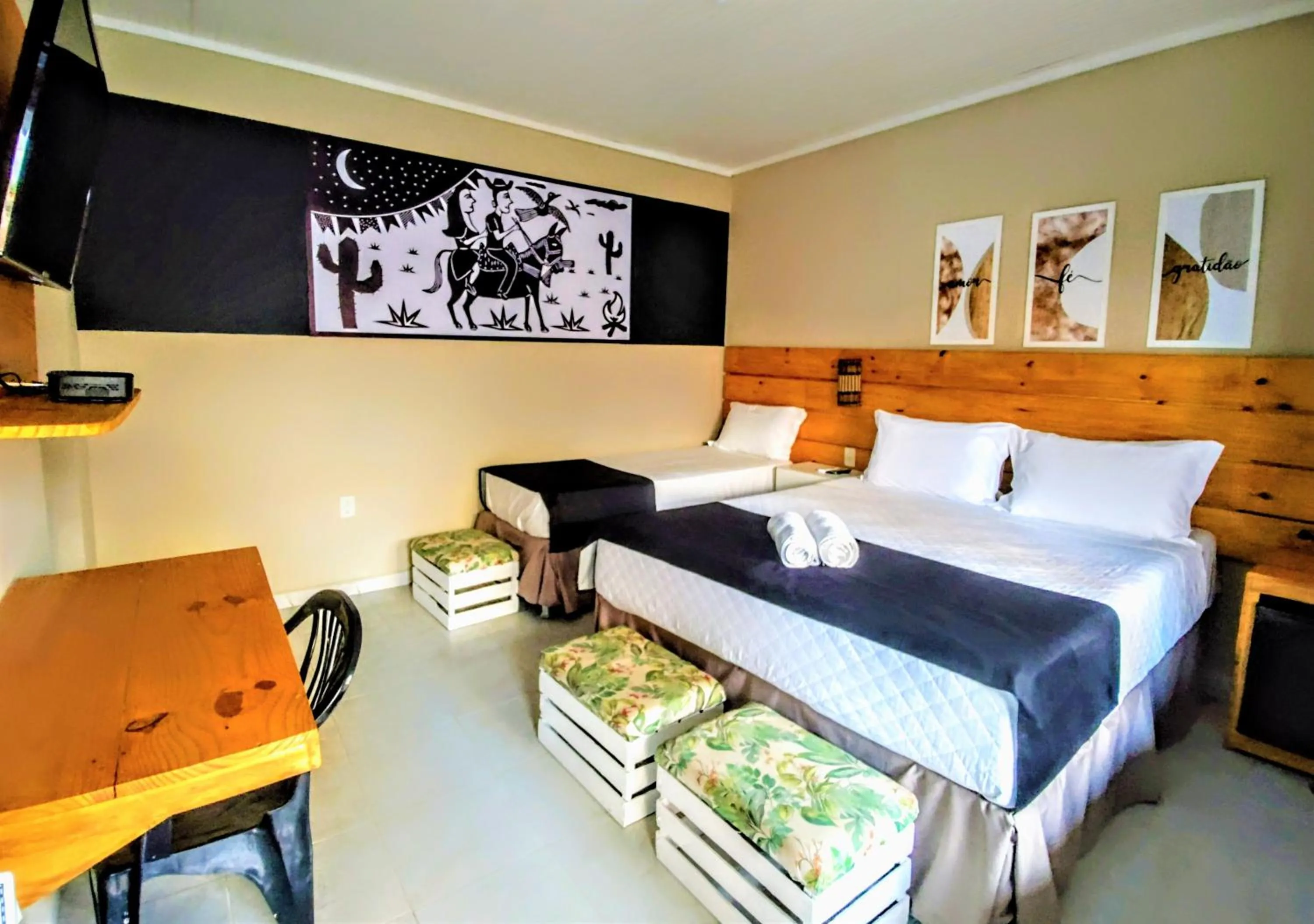 Bedroom, Bed in Vila Aju - Pousada Temática