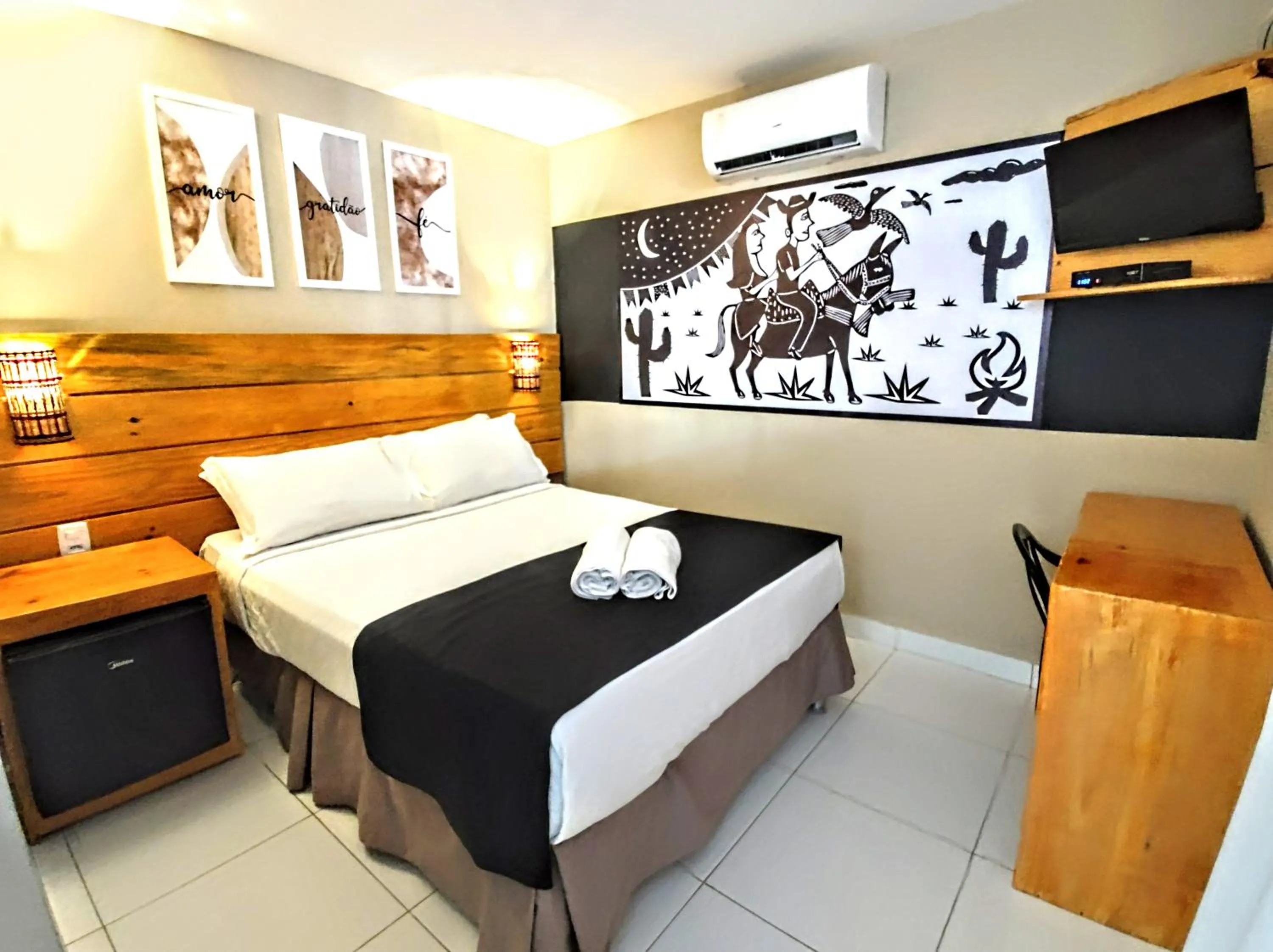 Bedroom, Bed in Vila Aju - Pousada Temática