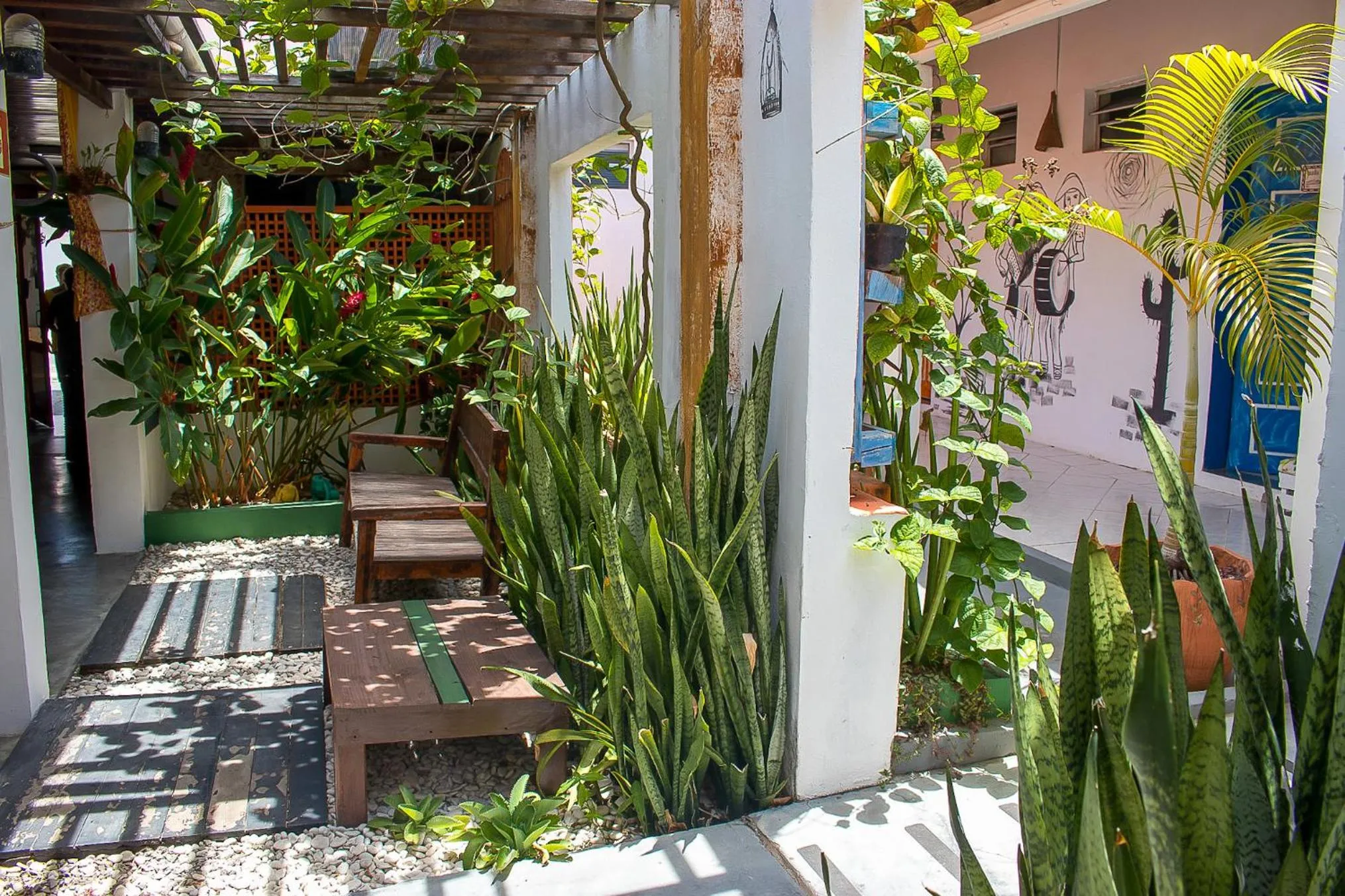 Garden in Vila Aju - Pousada Temática