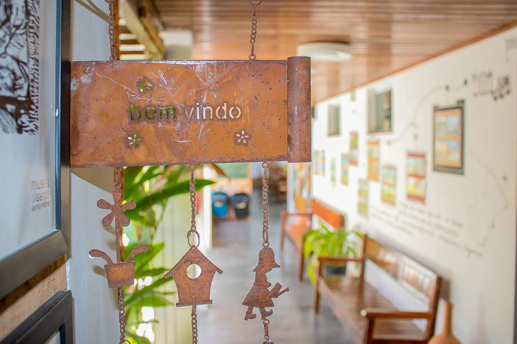 Decorative detail in Vila Aju - Pousada Temática