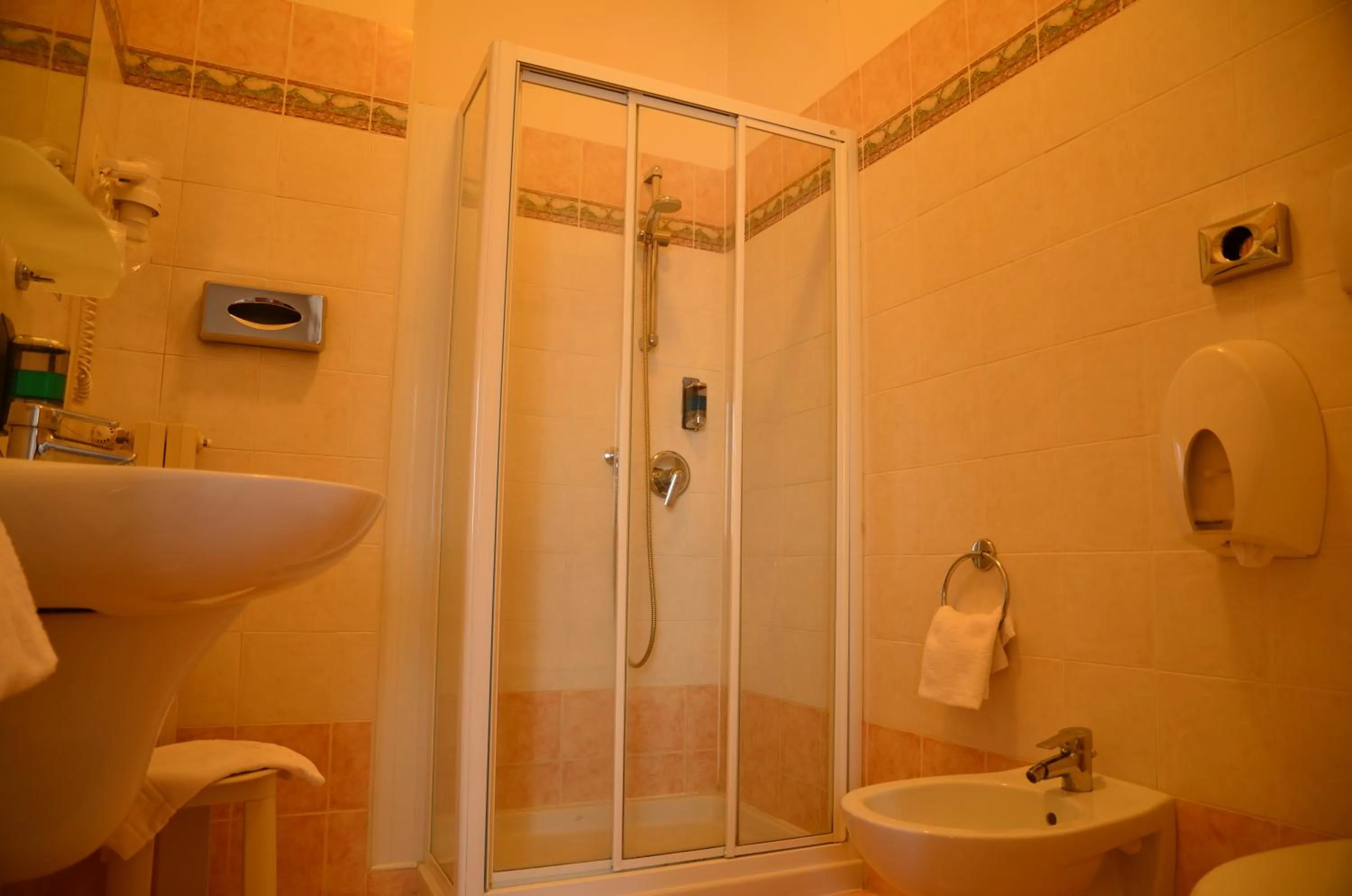 Shower in Hotel Da Franco