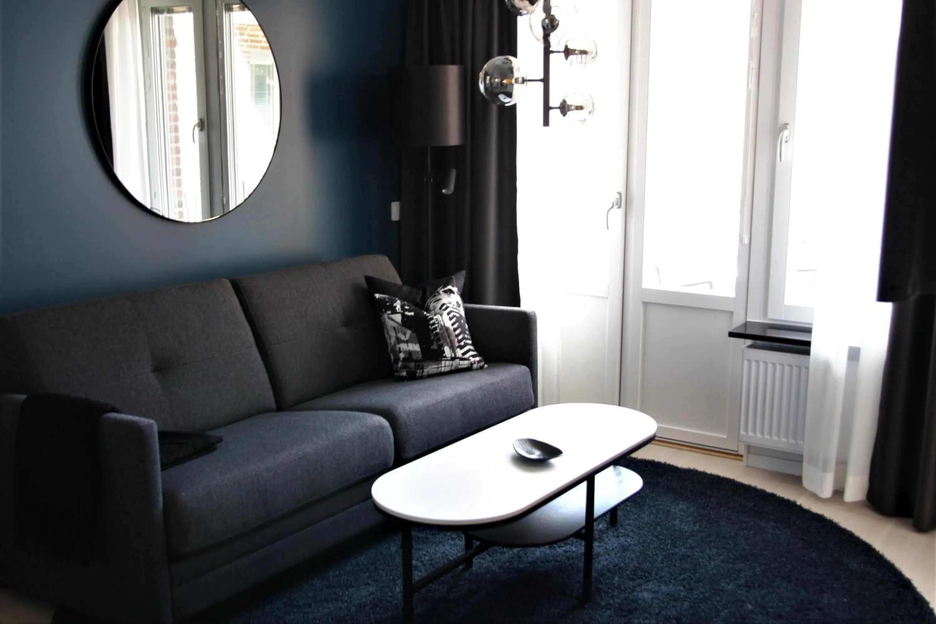 Living room in Sky Hotel City Apartments