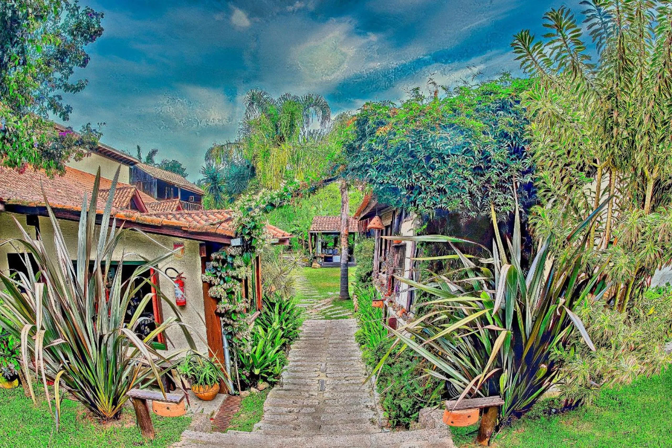 Natural landscape in Pousada Rosa da Praia - Praia do Rosa - SC