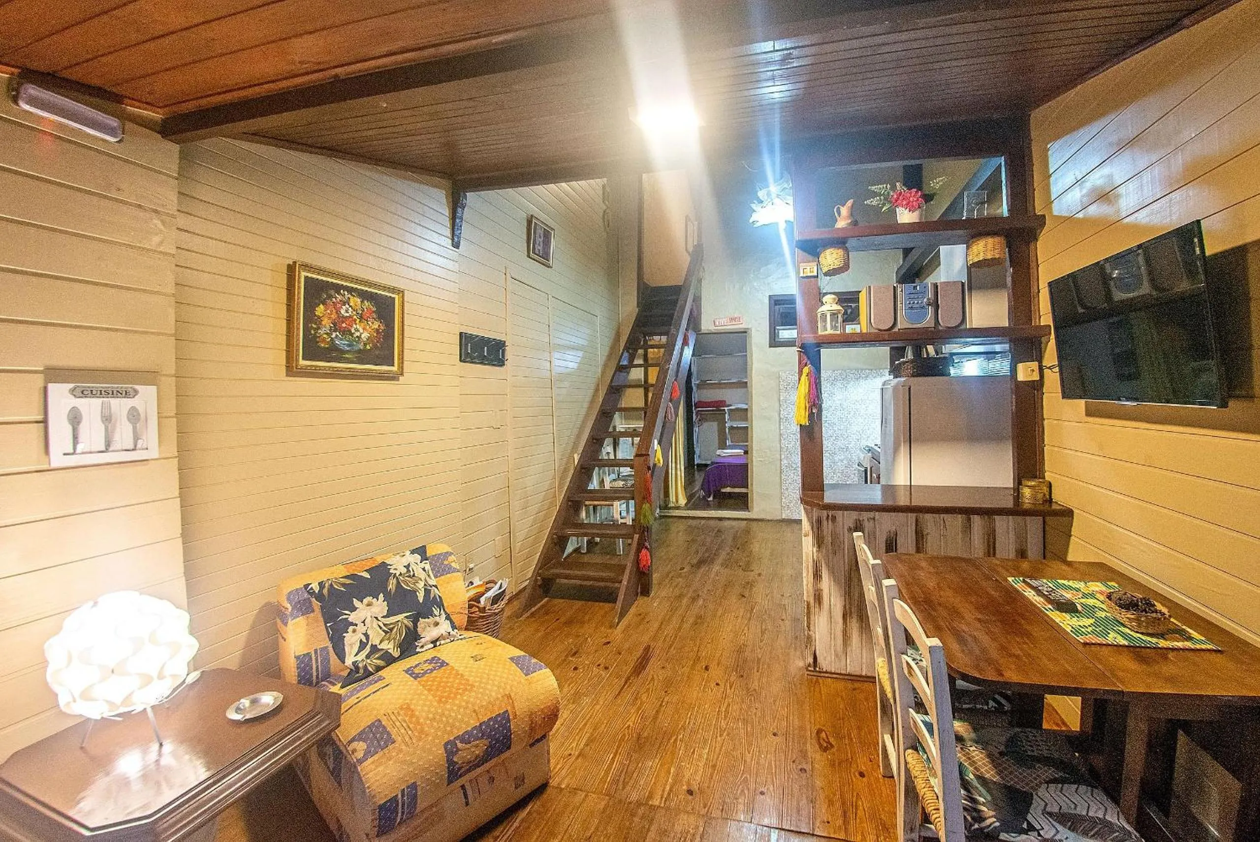 Living room in Pousada Rosa da Praia - Praia do Rosa - SC