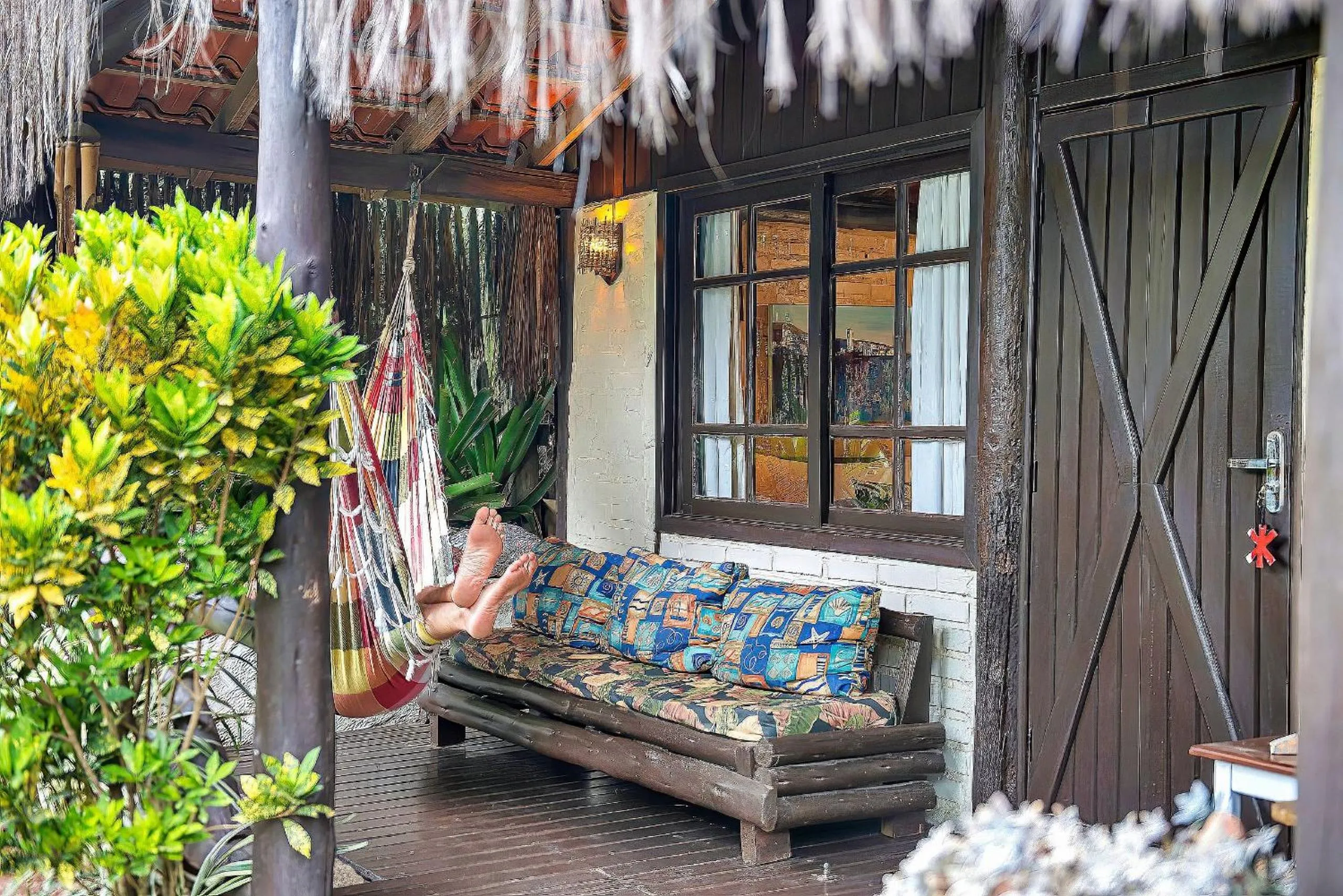 Balcony/Terrace in Pousada Rosa da Praia - Praia do Rosa - SC