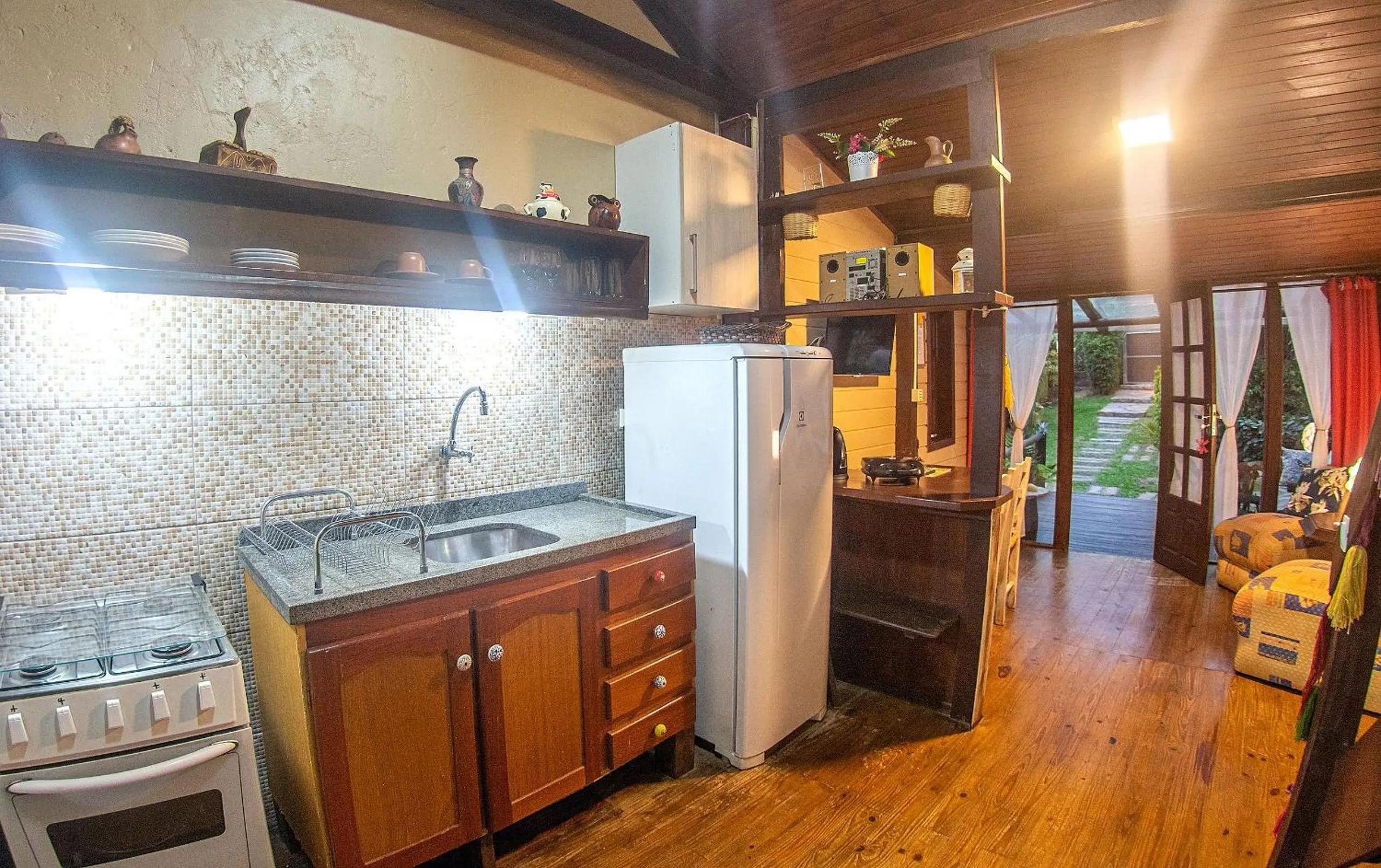 Kitchen or kitchenette in Pousada Rosa da Praia - Praia do Rosa - SC