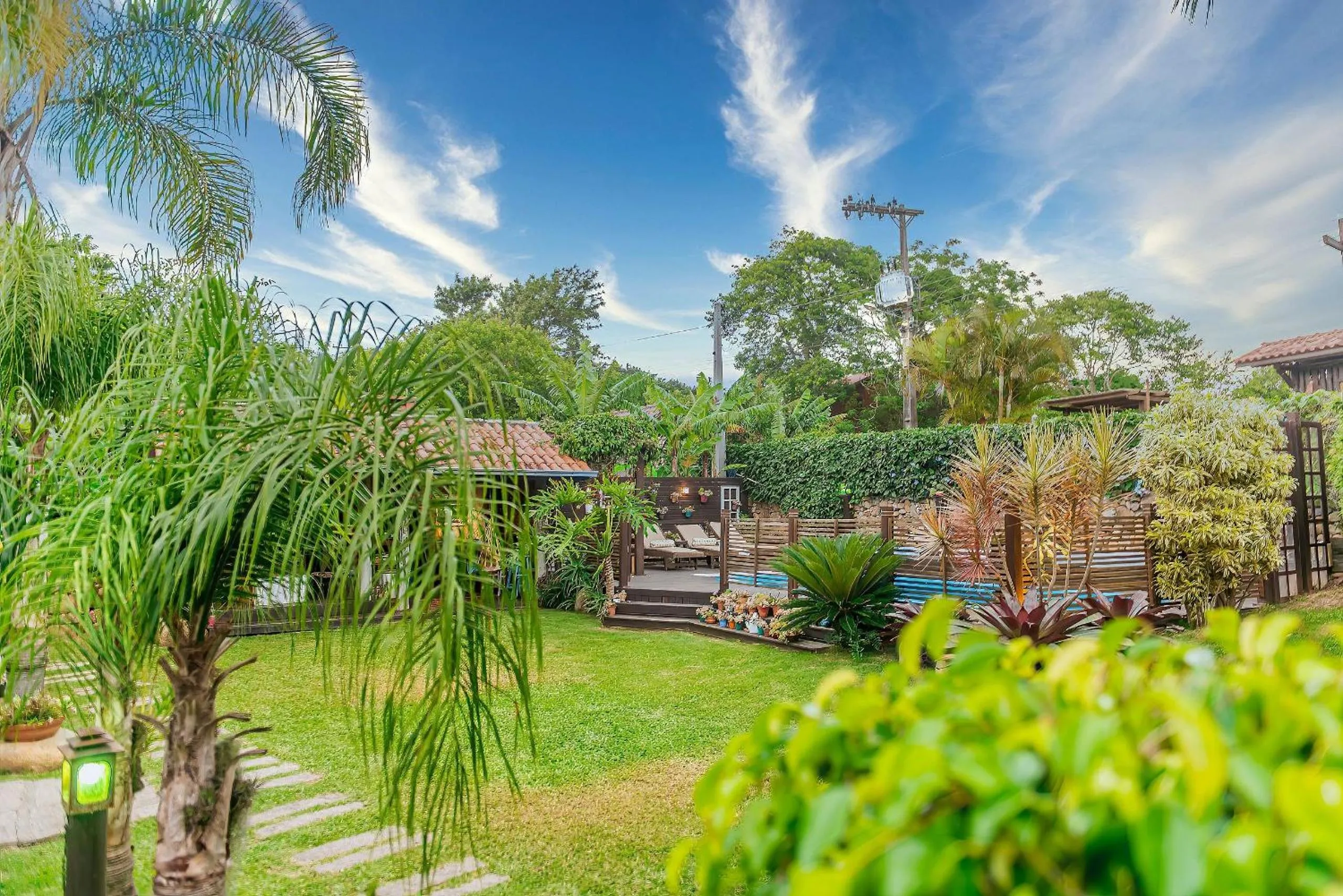Garden in Pousada Rosa da Praia - Praia do Rosa - SC
