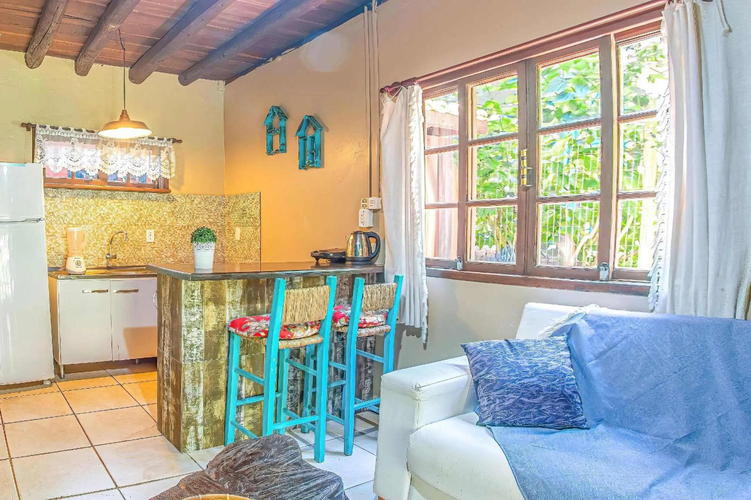 Kitchen or kitchenette in Pousada Rosa da Praia - Praia do Rosa - SC