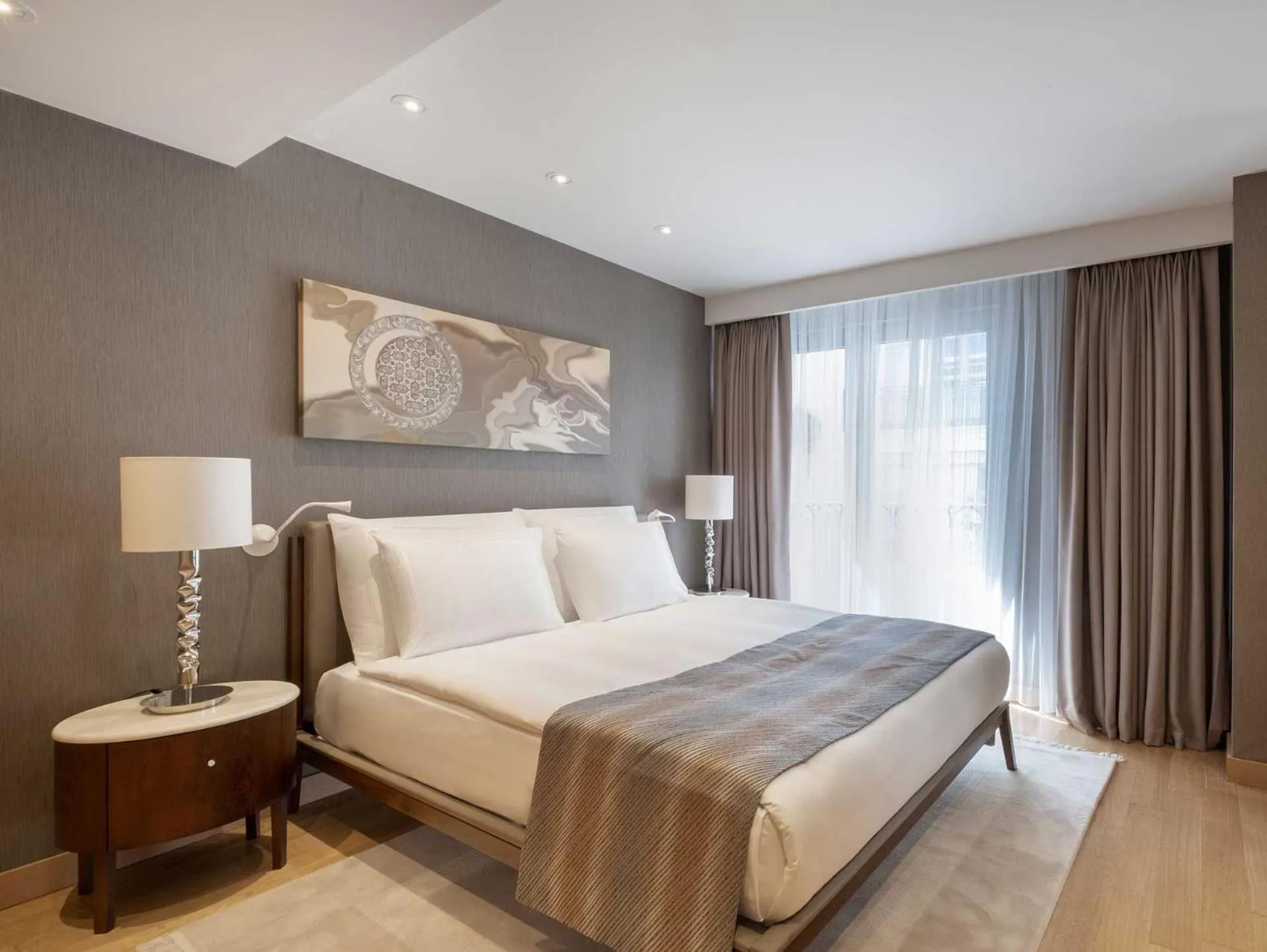 Bed in CVK Park Bosphorus Hotel Istanbul