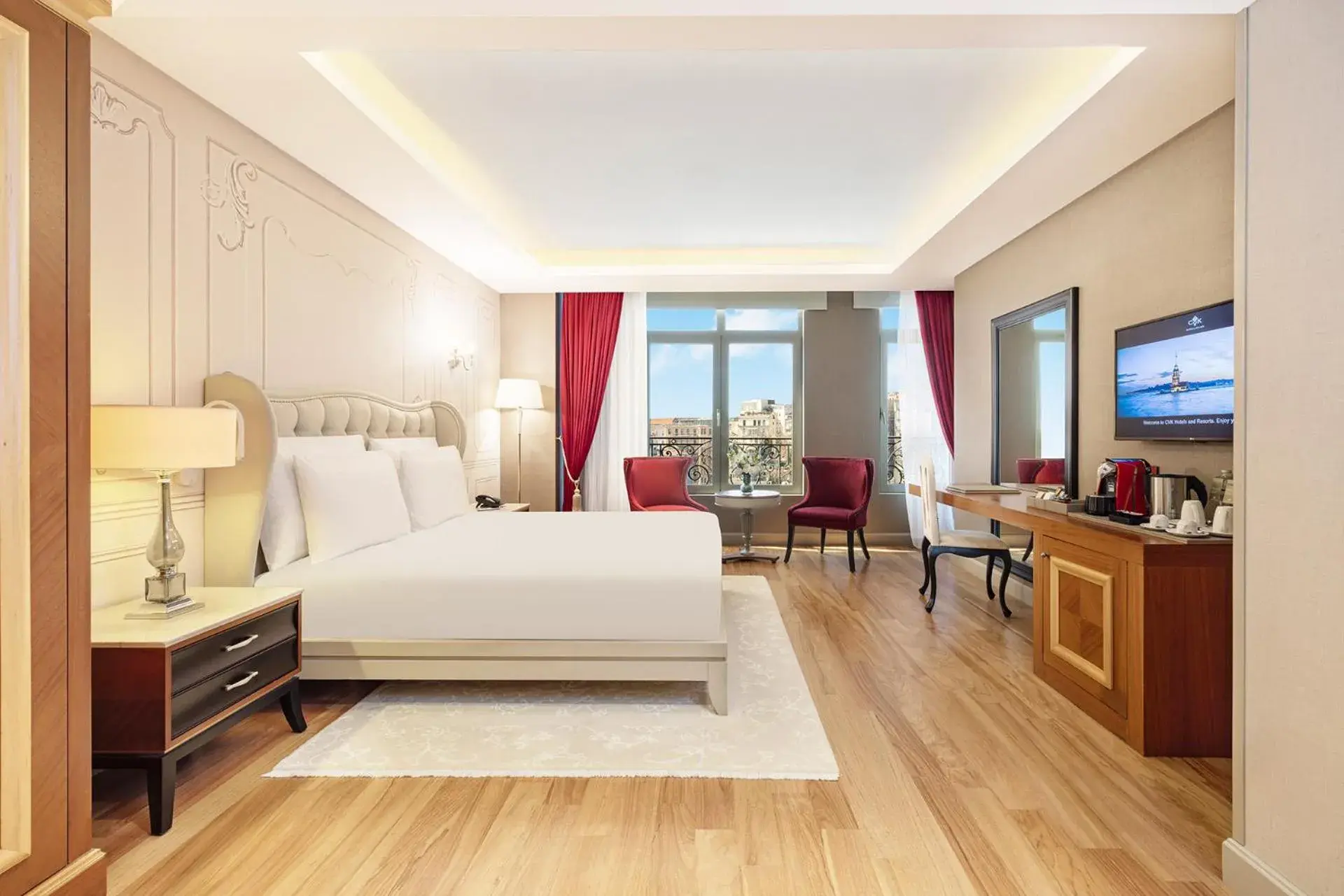 Executive Double or Twin Room with City View in CVK Park Bosphorus Hotel Istanbul Executive Double or Twin Room with City View in CVK Park Bosphorus Hotel Istanbul