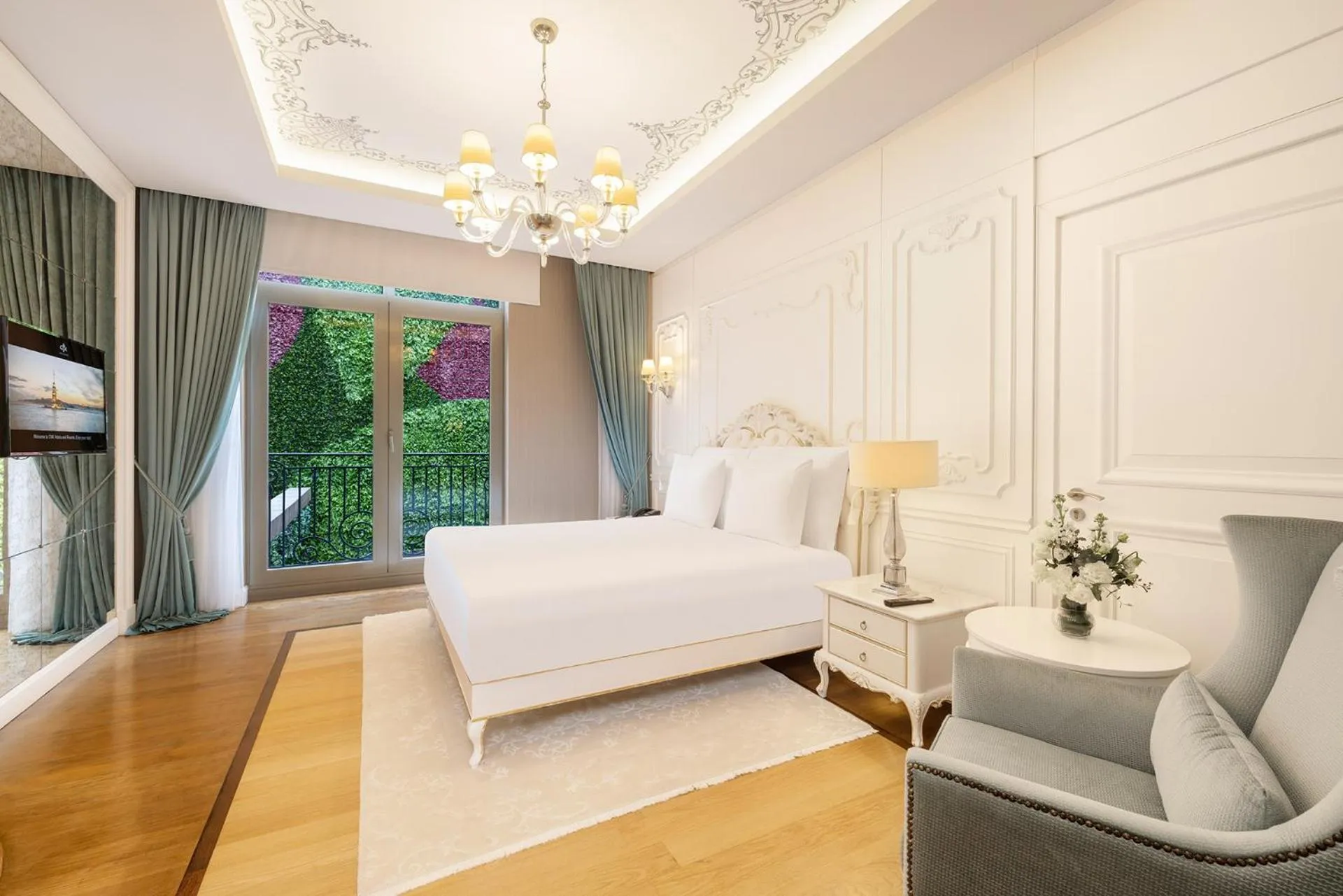 Bed in CVK Park Bosphorus Hotel Istanbul