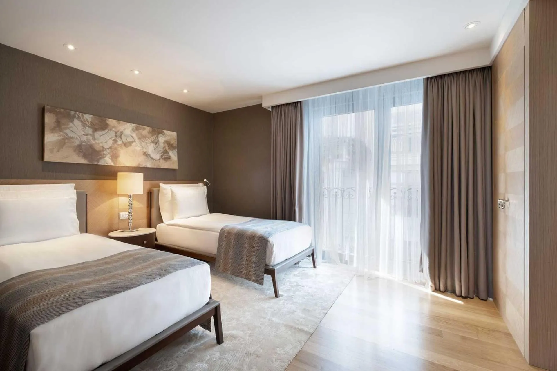 Bed in CVK Park Bosphorus Hotel Istanbul